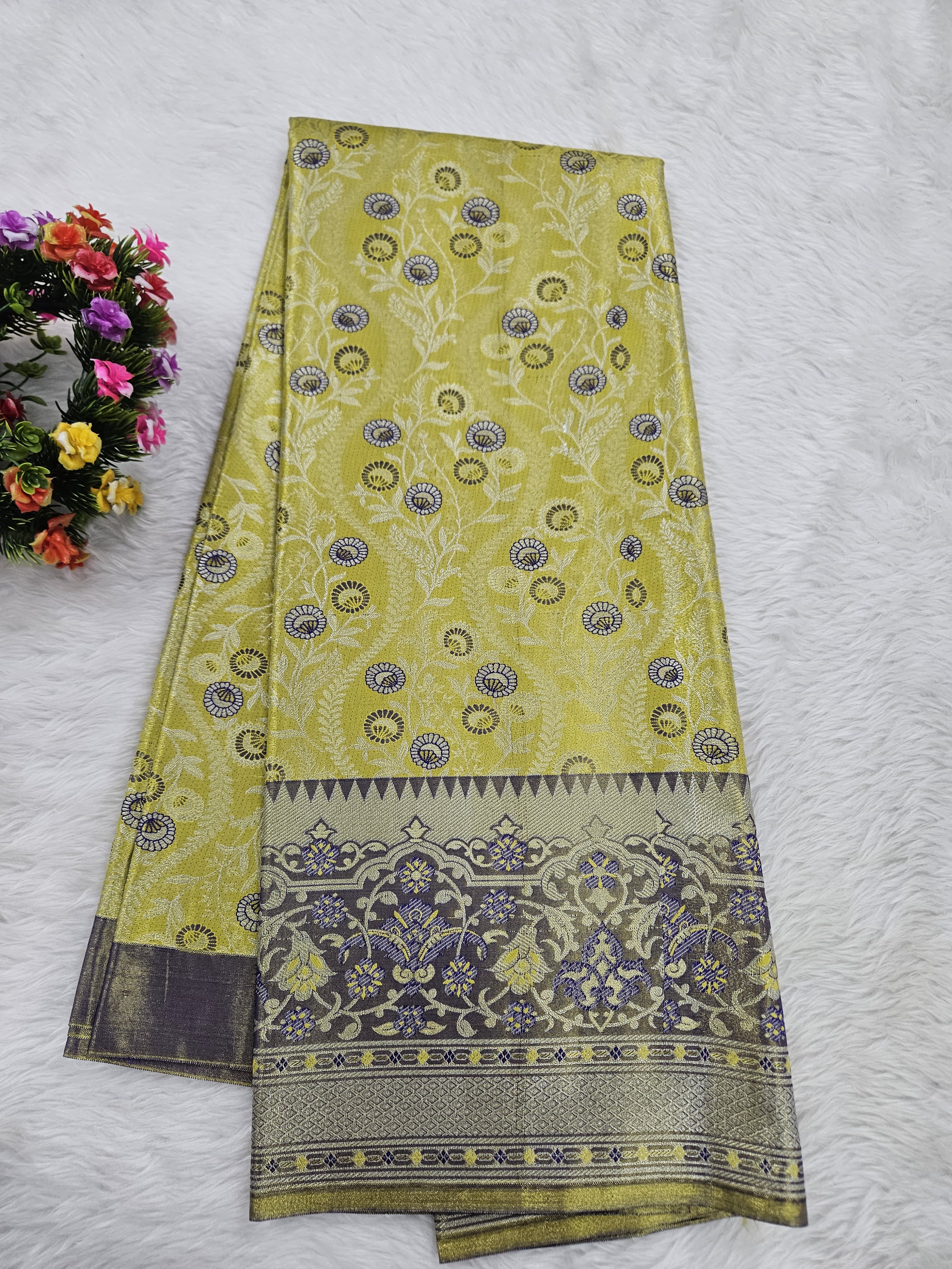 (10+ Year) Lehenga – Unstitched (Blouse + Material)