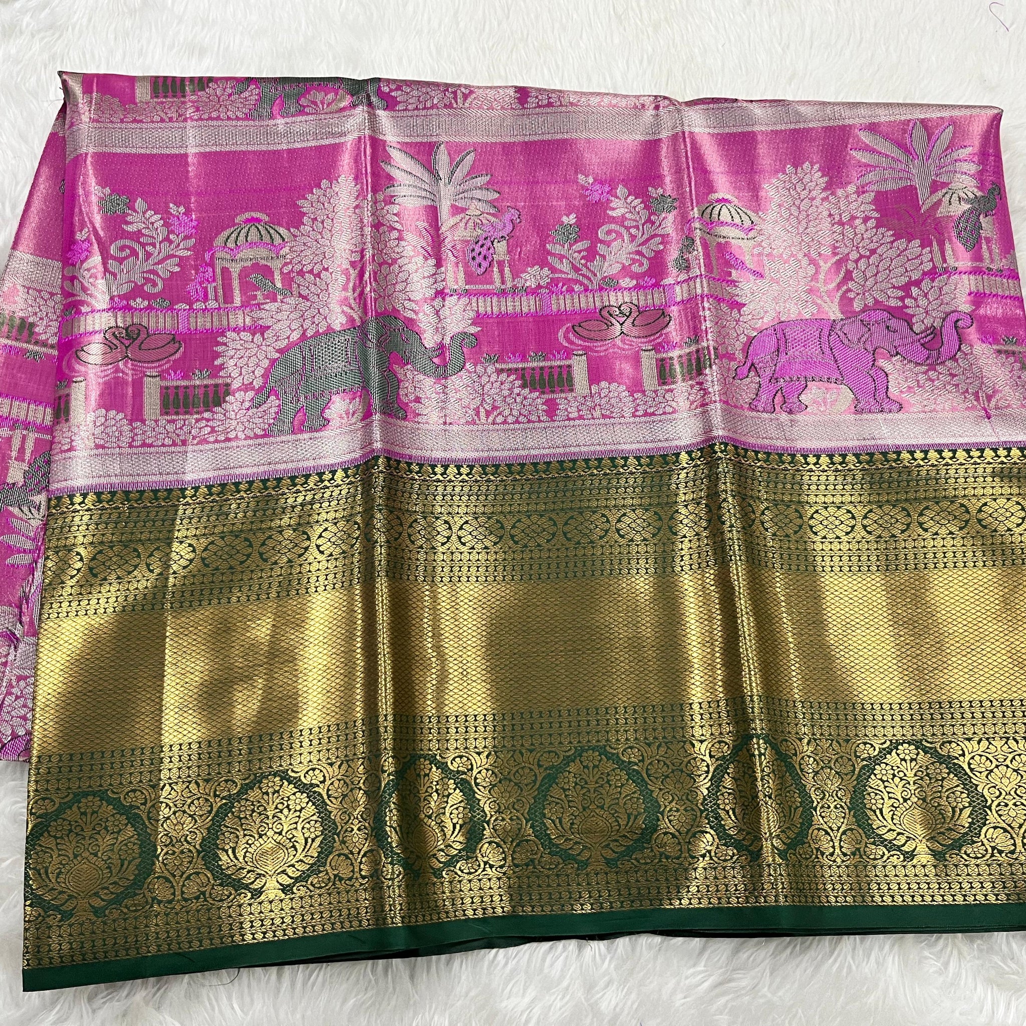 (5–10 Year) Lehenga – Unstitched (Blouse + Material)