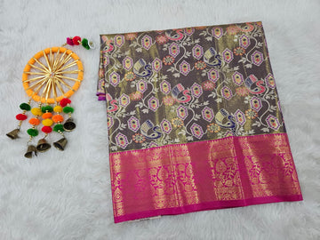 (0–1 Year) Lehenga – Unstitched (Blouse + Material)