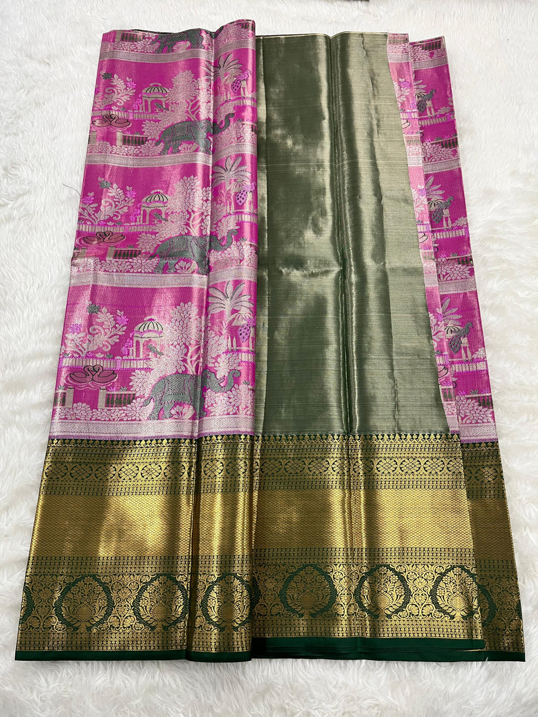 (5–10 Year) Lehenga – Unstitched (Blouse + Material)