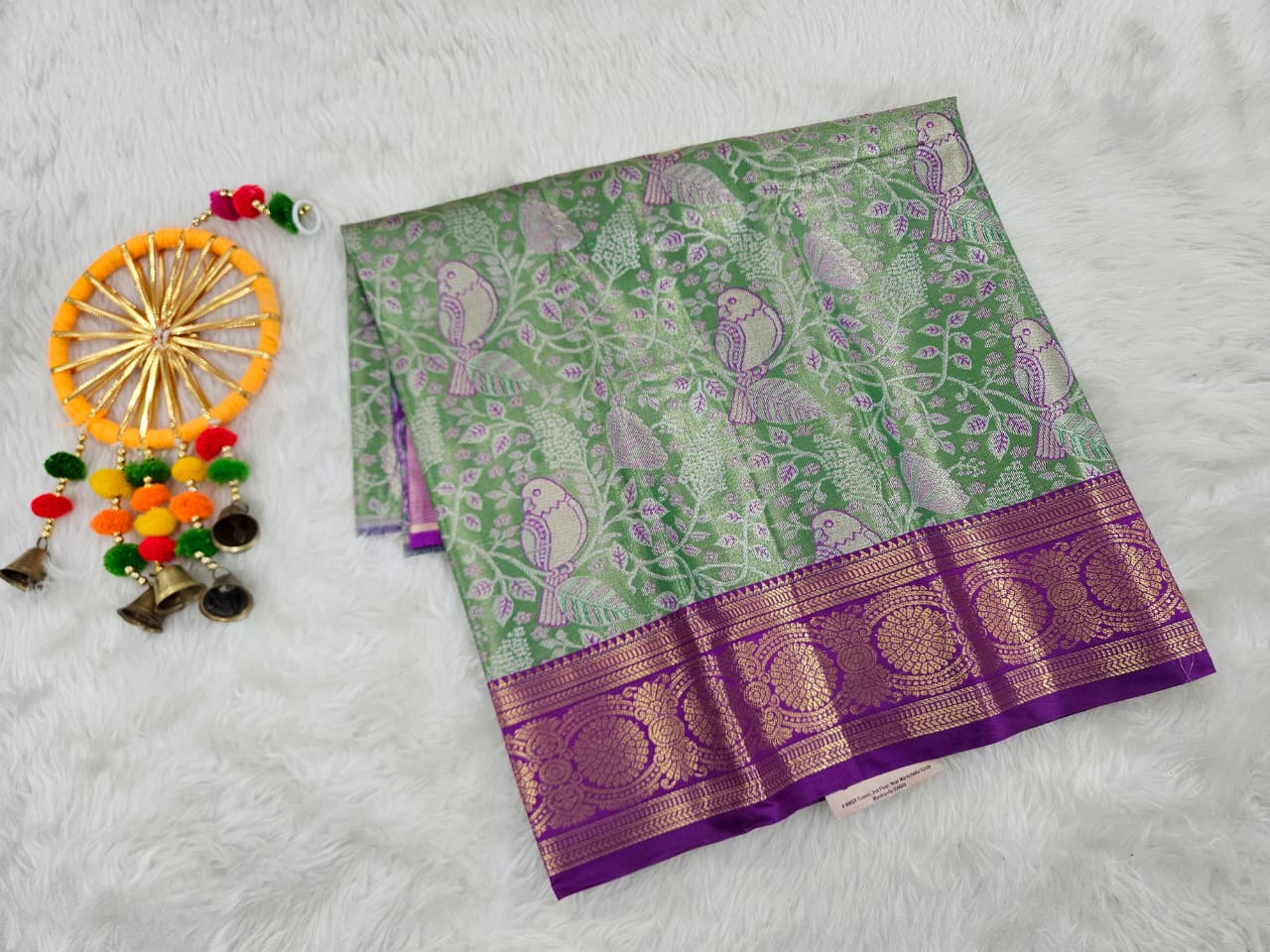 (0–1 Year) Lehenga – Unstitched (Blouse + Material)