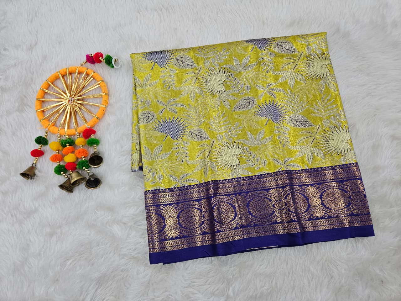 (0–1 Year) Lehenga – Unstitched (Blouse + Material)