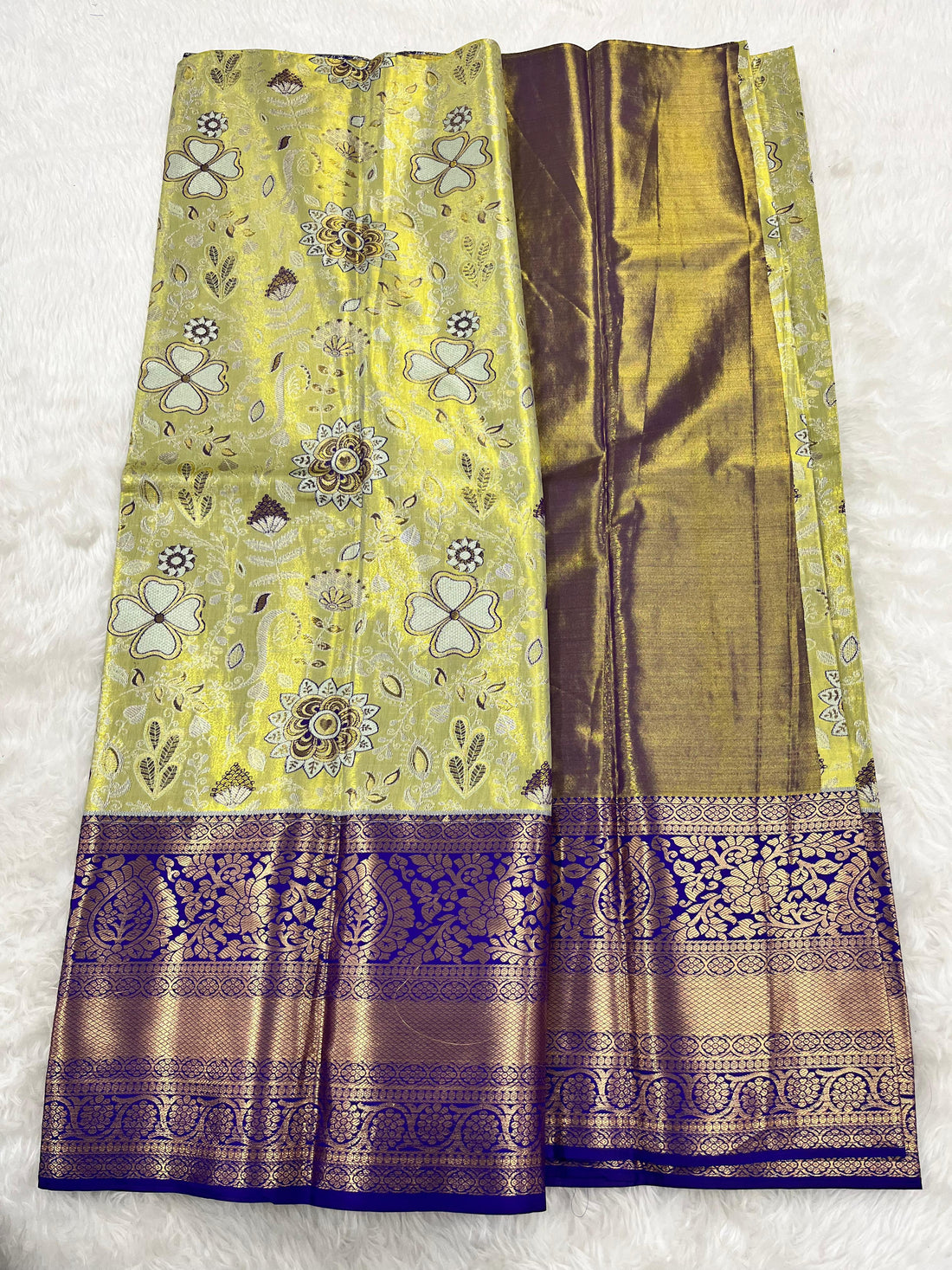 (5–10 Year) Lehenga – Unstitched (Blouse + Material)