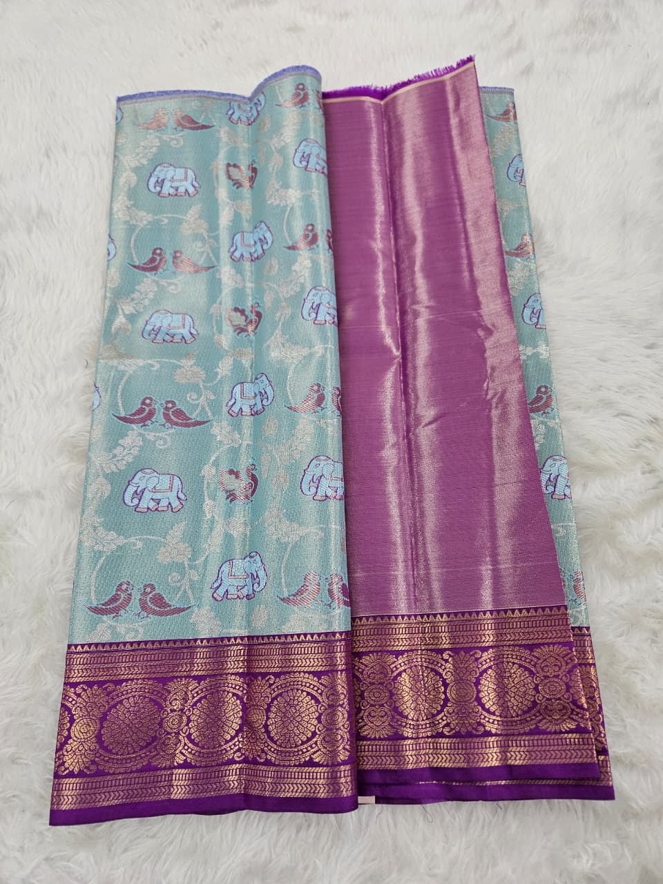 (0–1 Year) Lehenga – Unstitched (Blouse + Material)