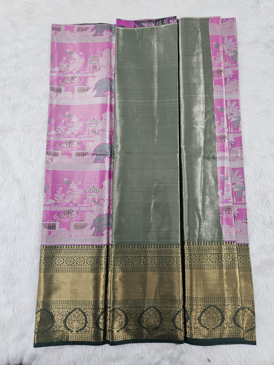 (5–10 Year) Lehenga – Unstitched (Blouse + Material)