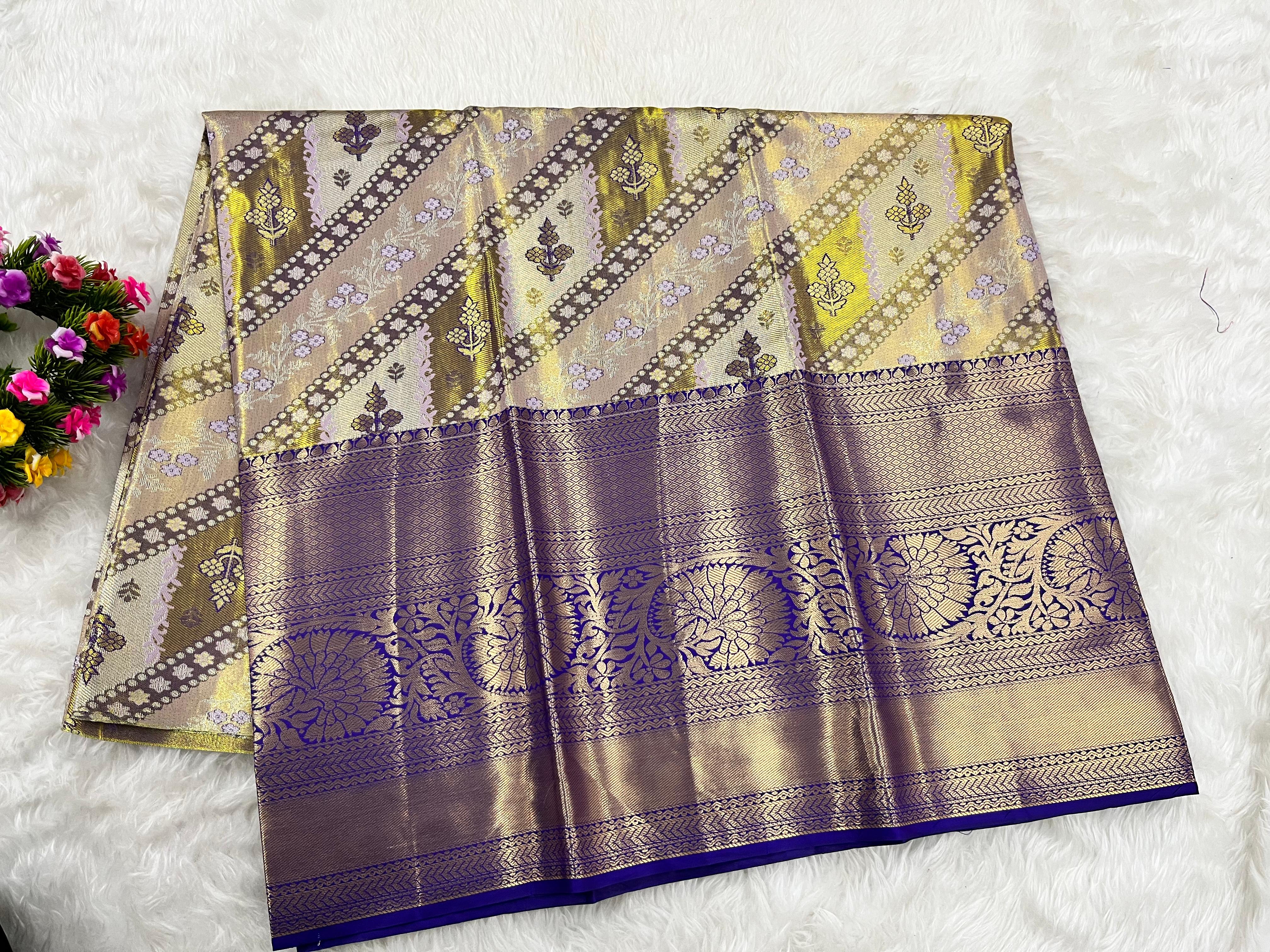 (5–10 Year) Lehenga – Unstitched (Blouse + Material)