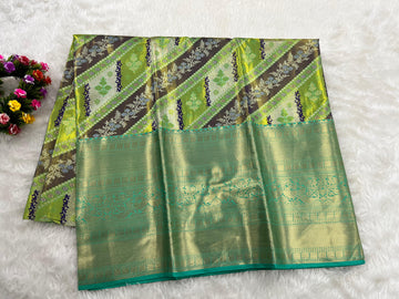 (5–10 Year) Lehenga – Unstitched (Blouse + Material)