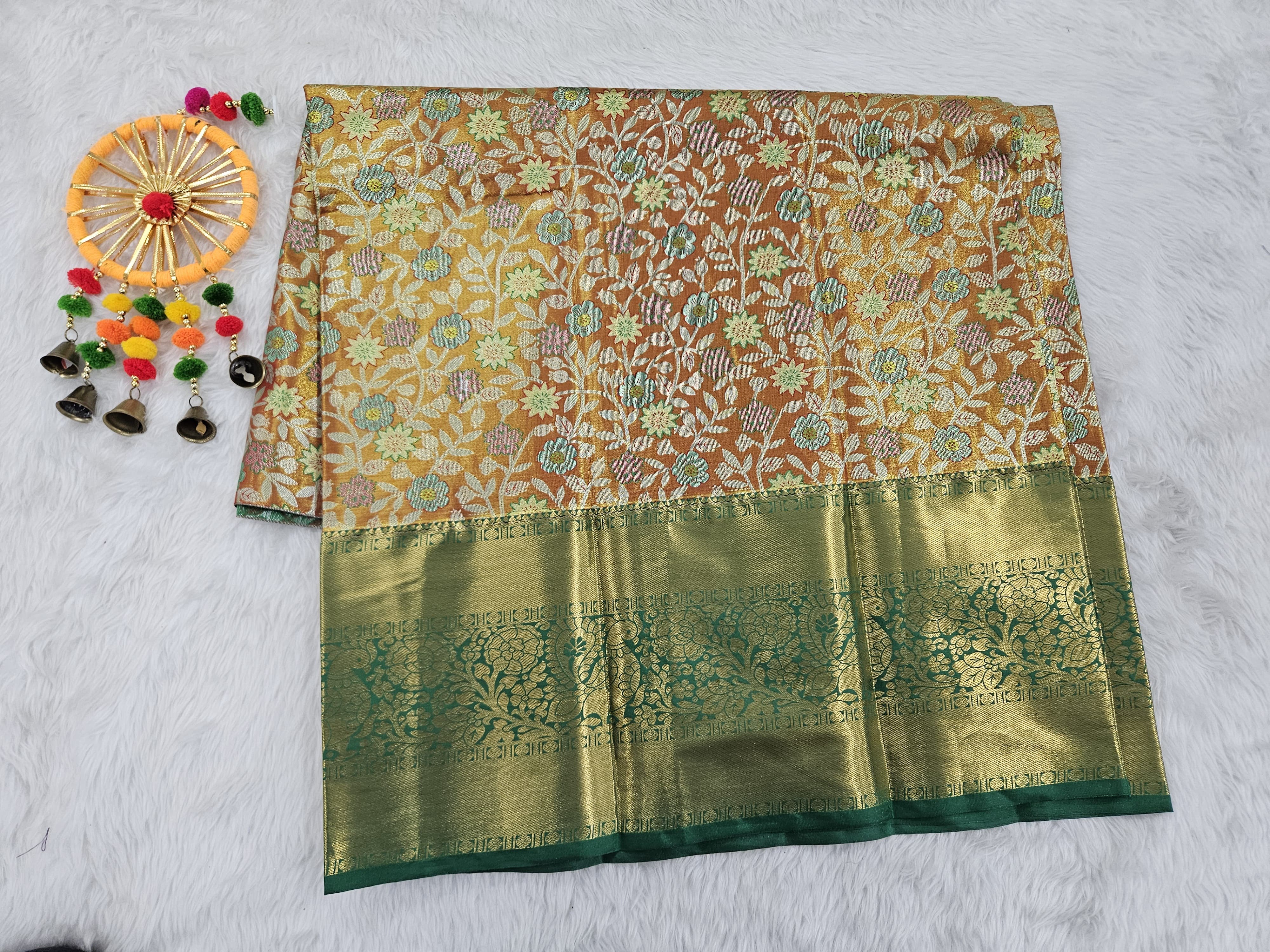 (5–10 Year) Lehenga – Unstitched (Blouse + Material)