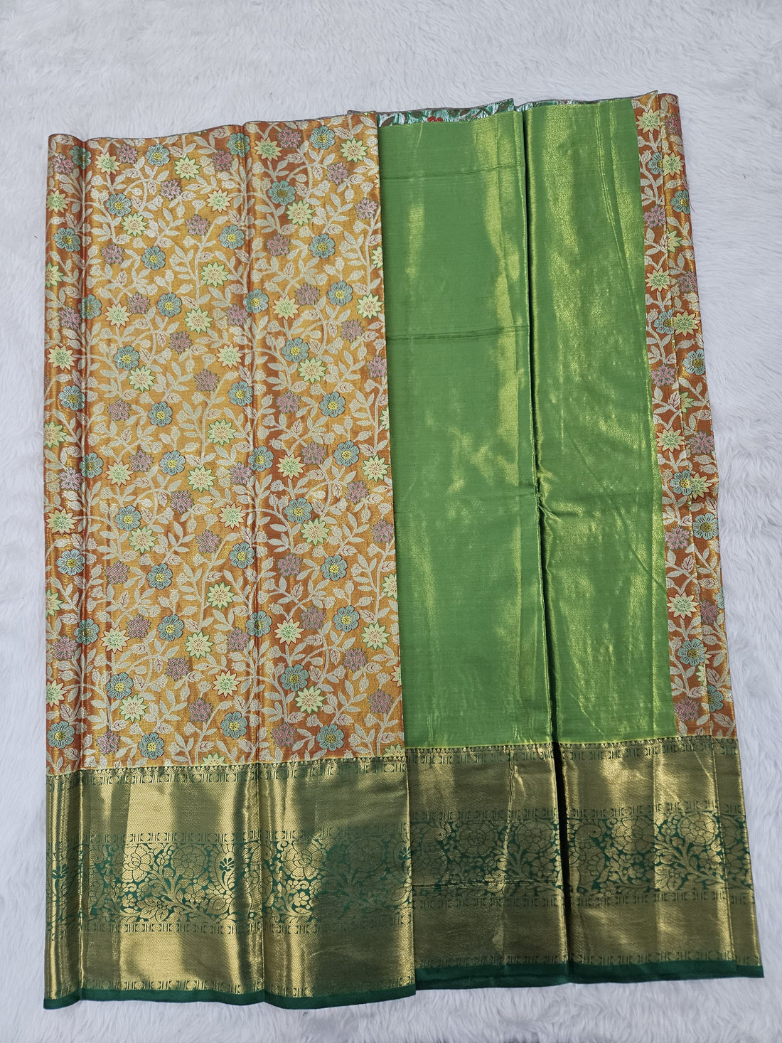 (5–10 Year) Lehenga – Unstitched (Blouse + Material)