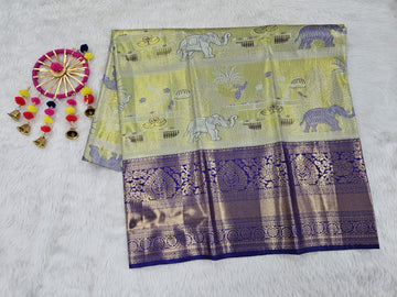 (5–10 Year) Lehenga – Unstitched (Blouse + Material)