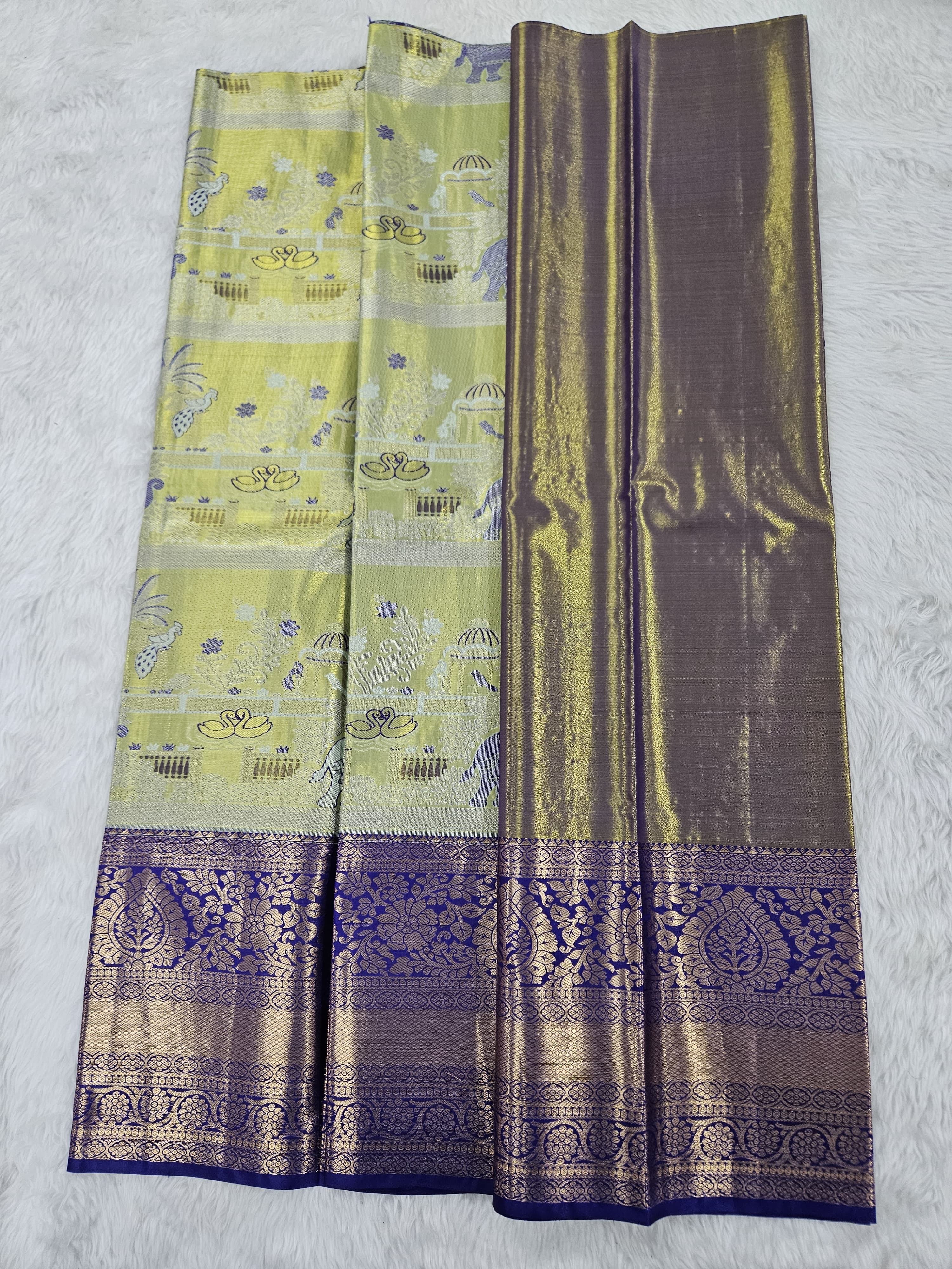 (5–10 Year) Lehenga – Unstitched (Blouse + Material)