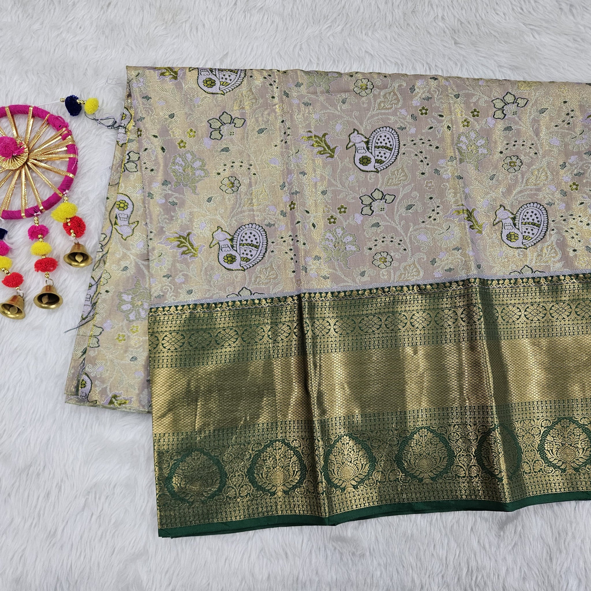 (5–10 Year) Lehenga – Unstitched (Blouse + Material)
