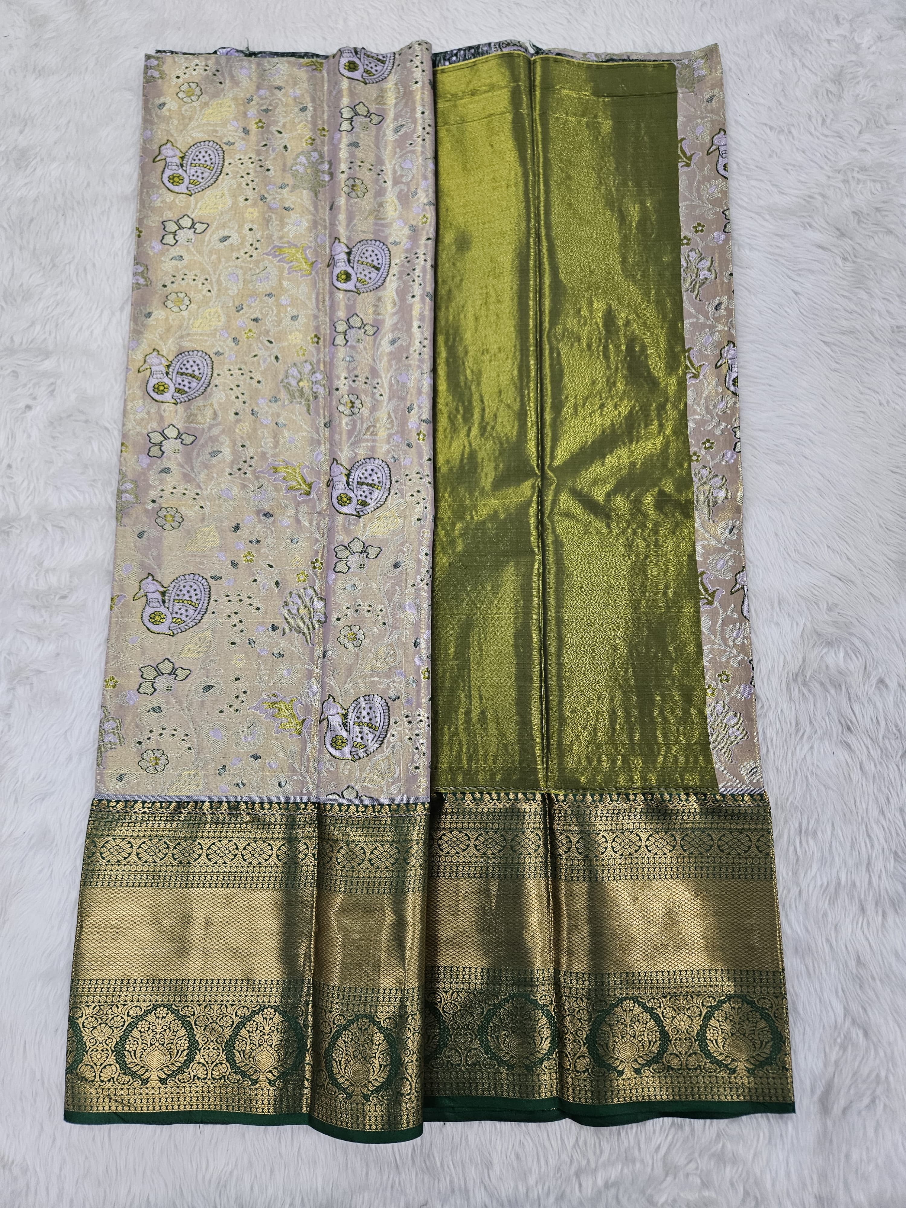 (5–10 Year) Lehenga – Unstitched (Blouse + Material)