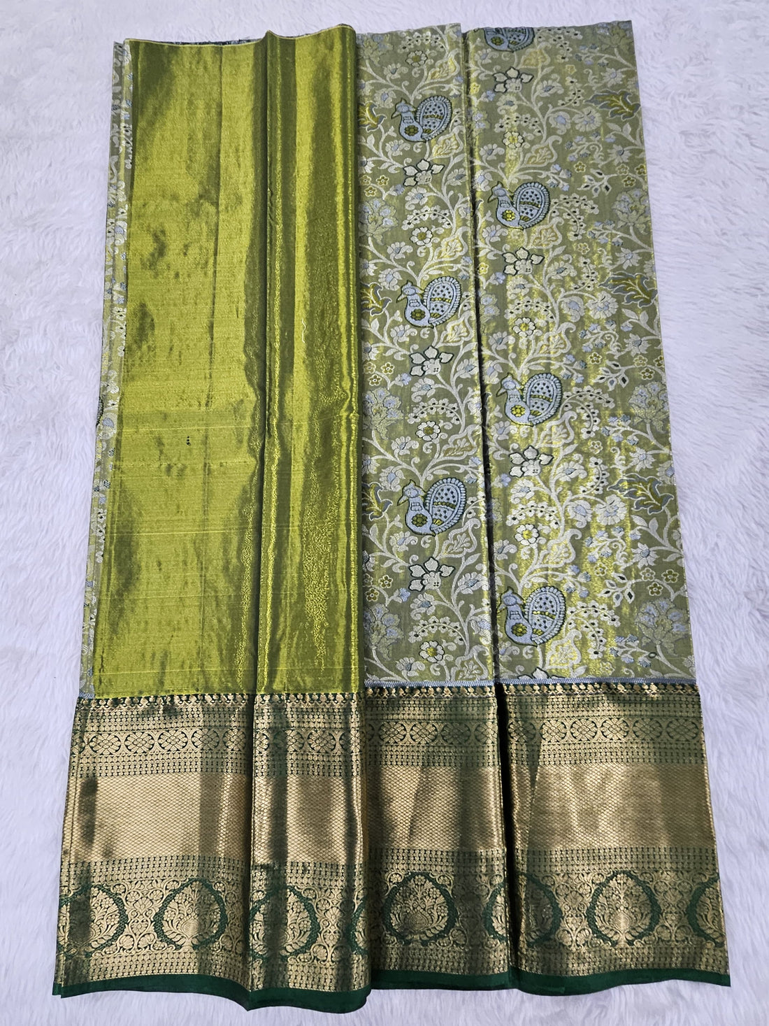 (5–10 Year) Lehenga – Unstitched (Blouse + Material)