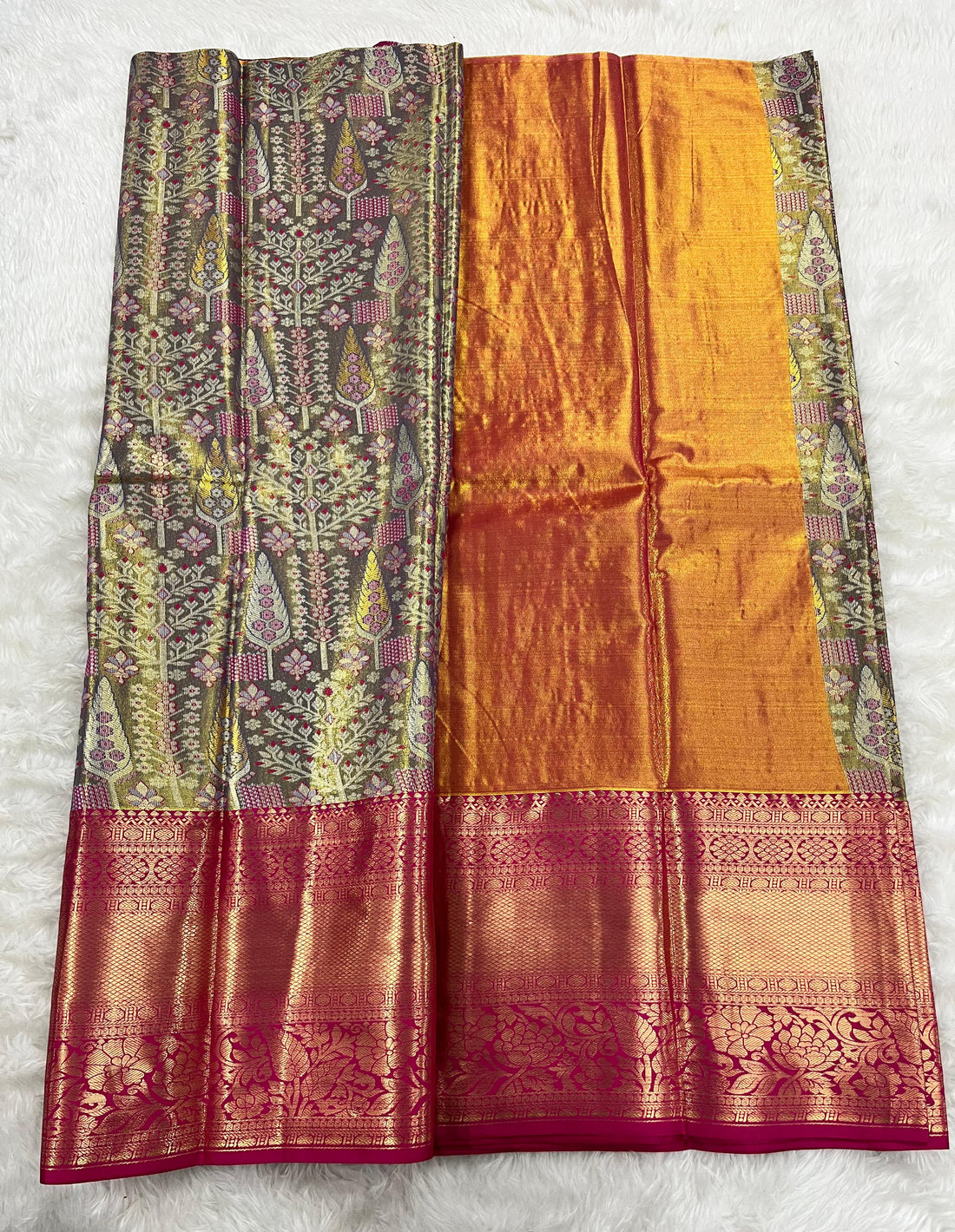 (5–10 Year) Lehenga – Unstitched (Blouse + Material)