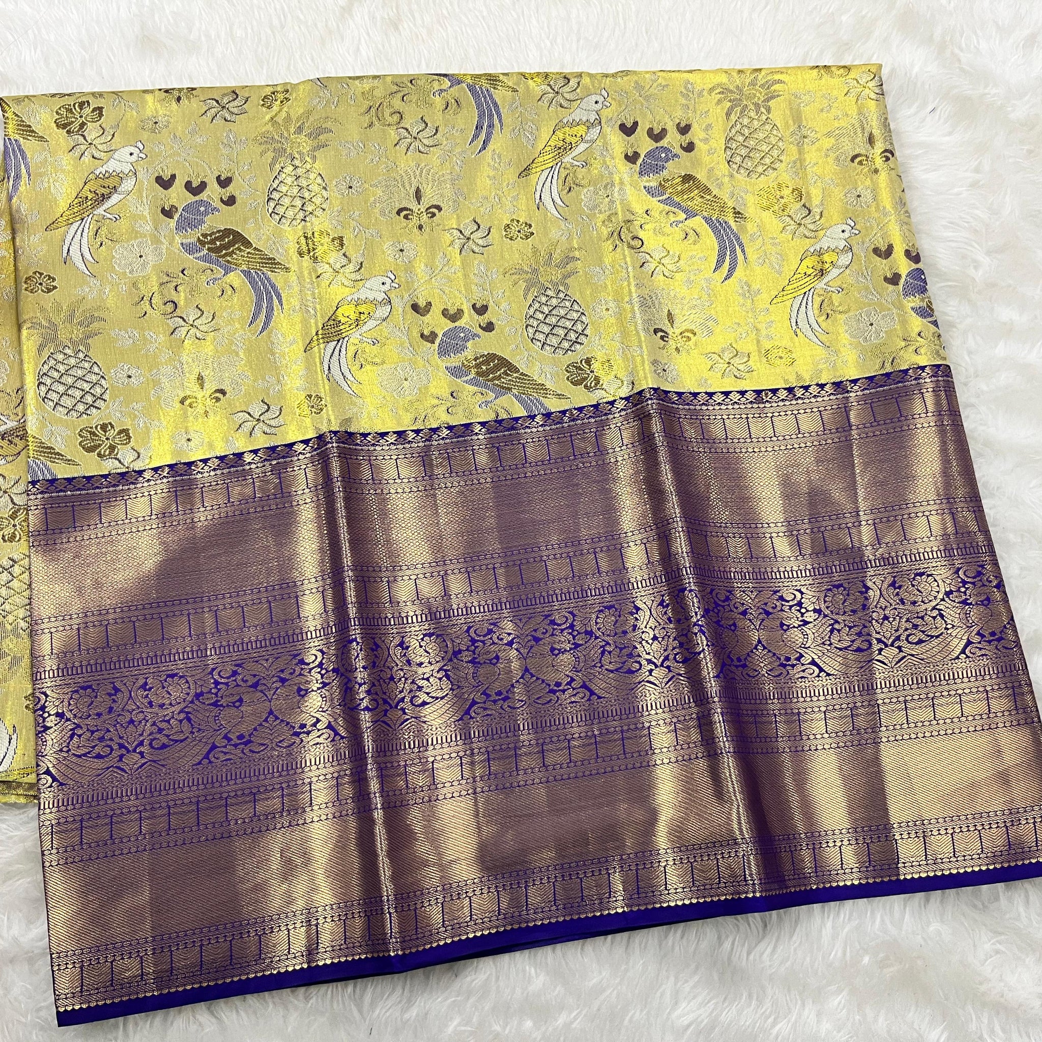 (5–10 Year) Lehenga – Unstitched (Blouse + Material)