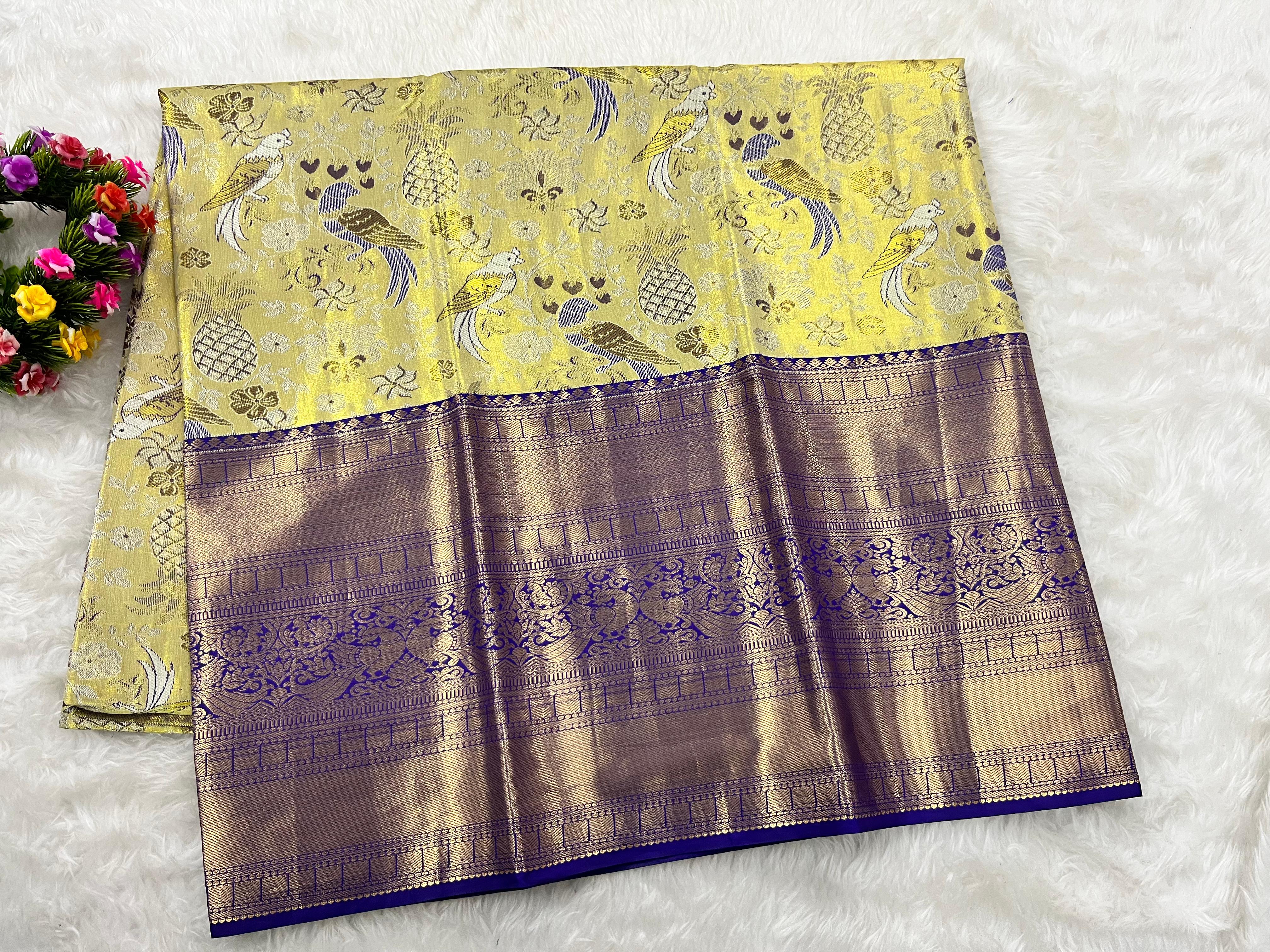 (5–10 Year) Lehenga – Unstitched (Blouse + Material)