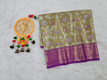 (0–1 Year) Lehenga – Unstitched (Blouse + Material)