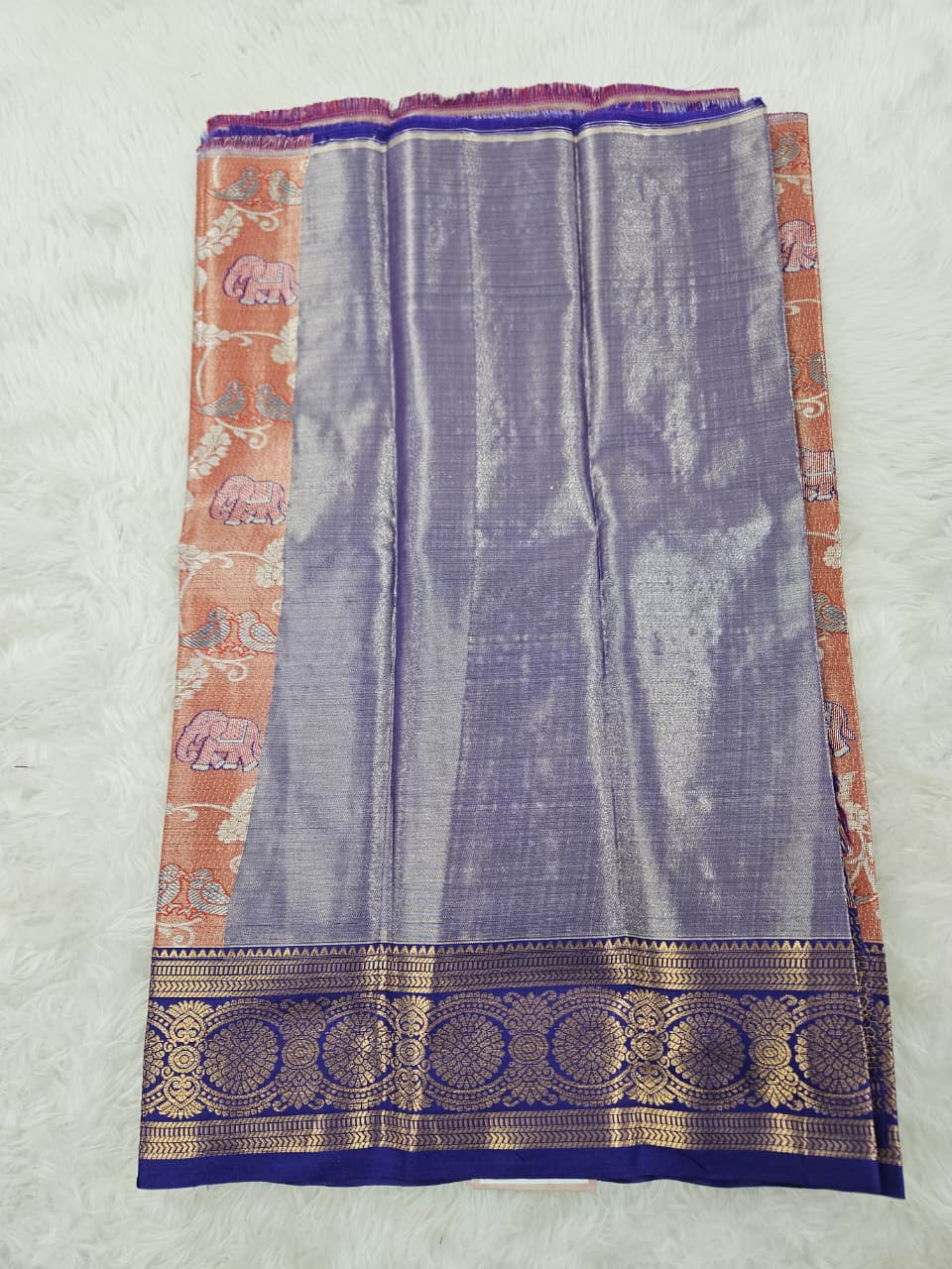 (0–1 Year) Lehenga – Unstitched (Blouse + Material)