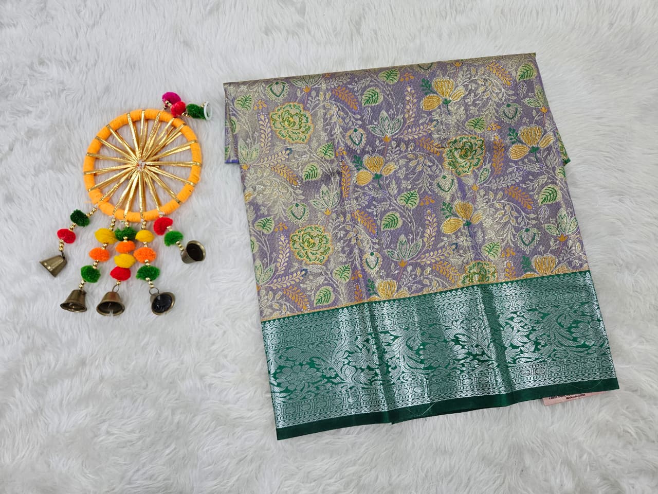 (0–1 Year) Lehenga – Unstitched (Blouse + Material)