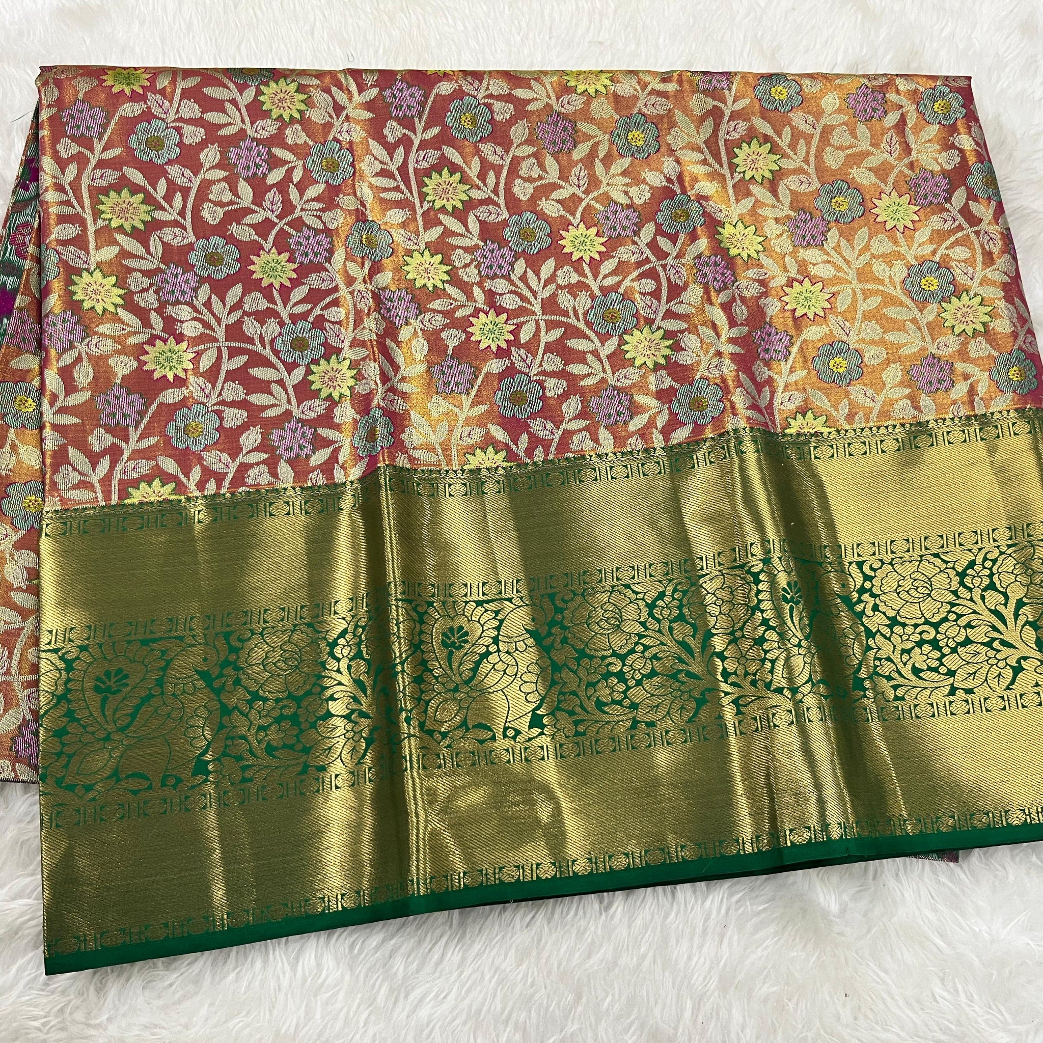 (5–10 Year) Lehenga – Unstitched (Blouse + Material)