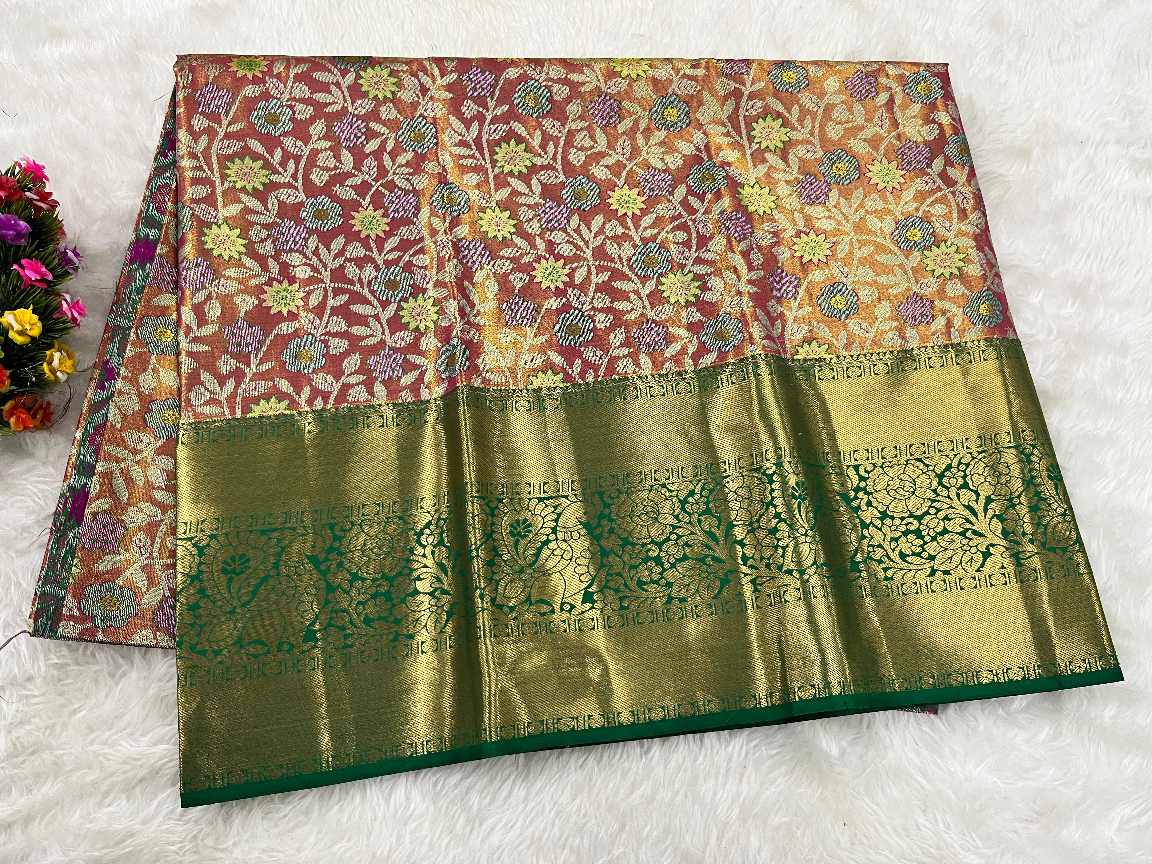 (5–10 Year) Lehenga – Unstitched (Blouse + Material)