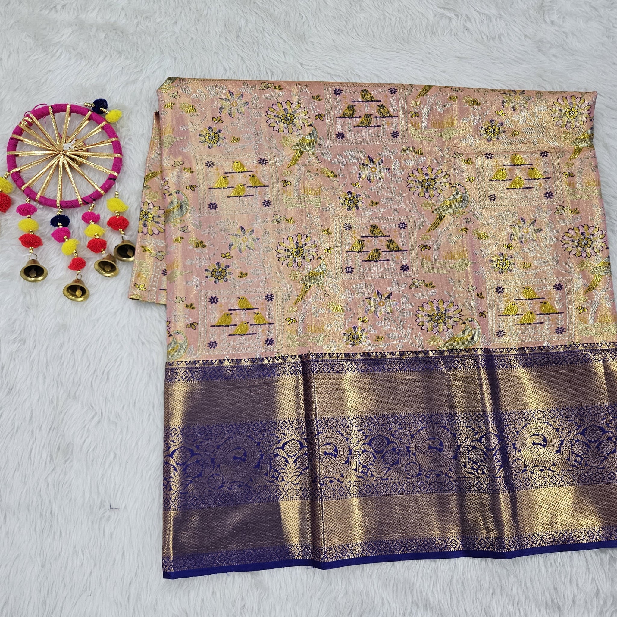 (5–10 Year) Lehenga – Unstitched (Blouse + Material)