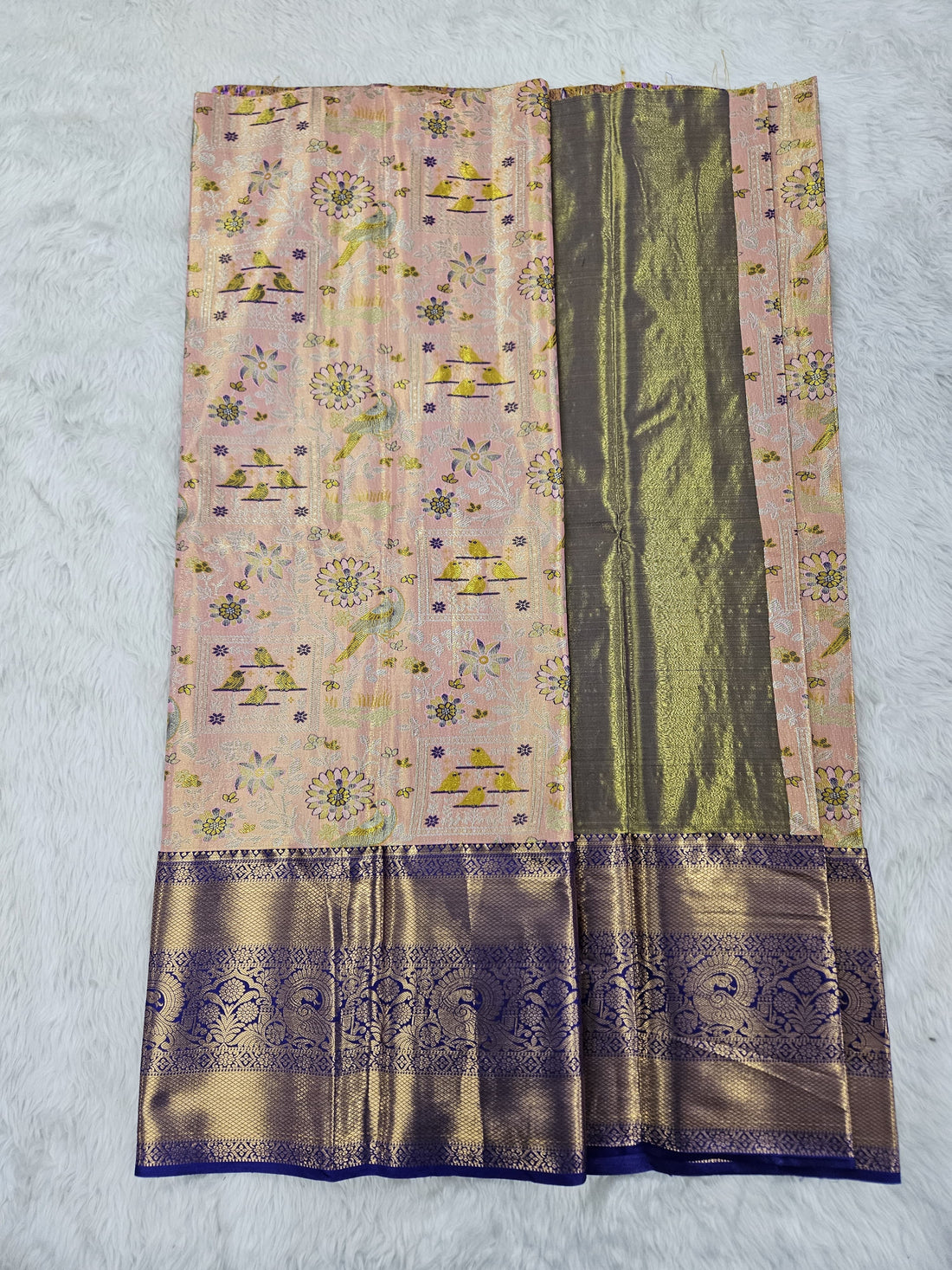 (5–10 Year) Lehenga – Unstitched (Blouse + Material)