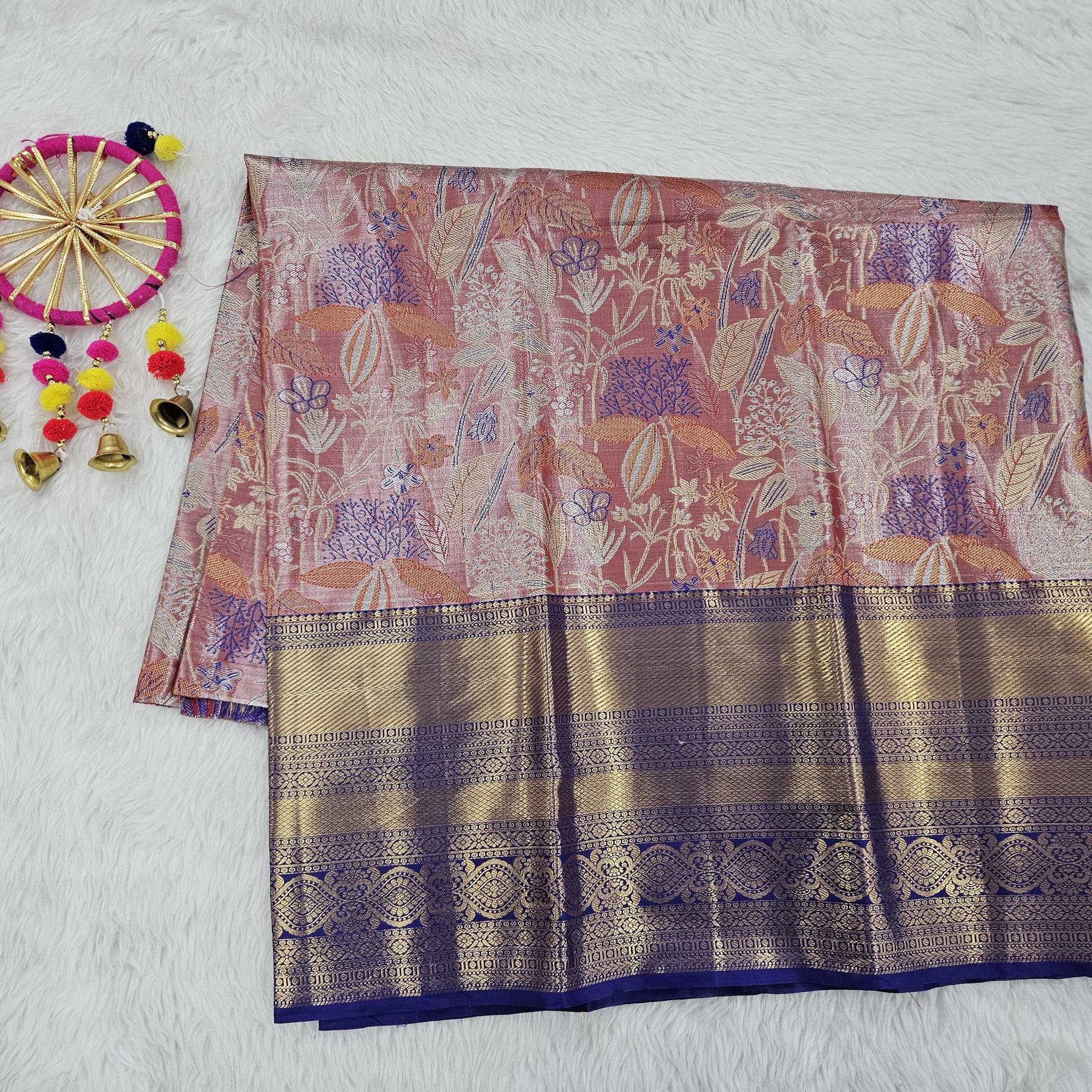 (5–10 Year) Lehenga – Unstitched (Blouse + Material)