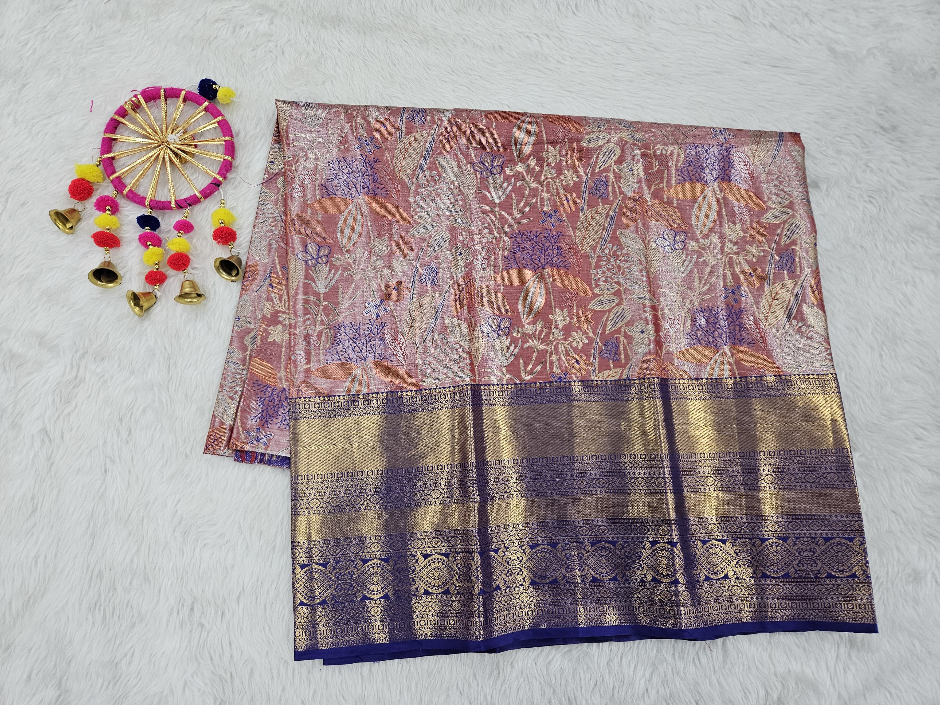 (5–10 Year) Lehenga – Unstitched (Blouse + Material)