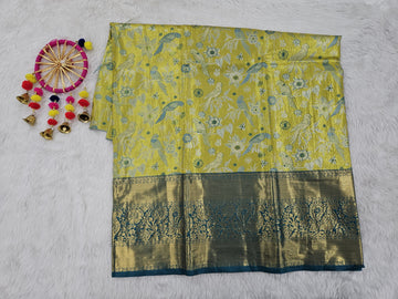 (5–10 Year) Lehenga – Unstitched (Blouse + Material)