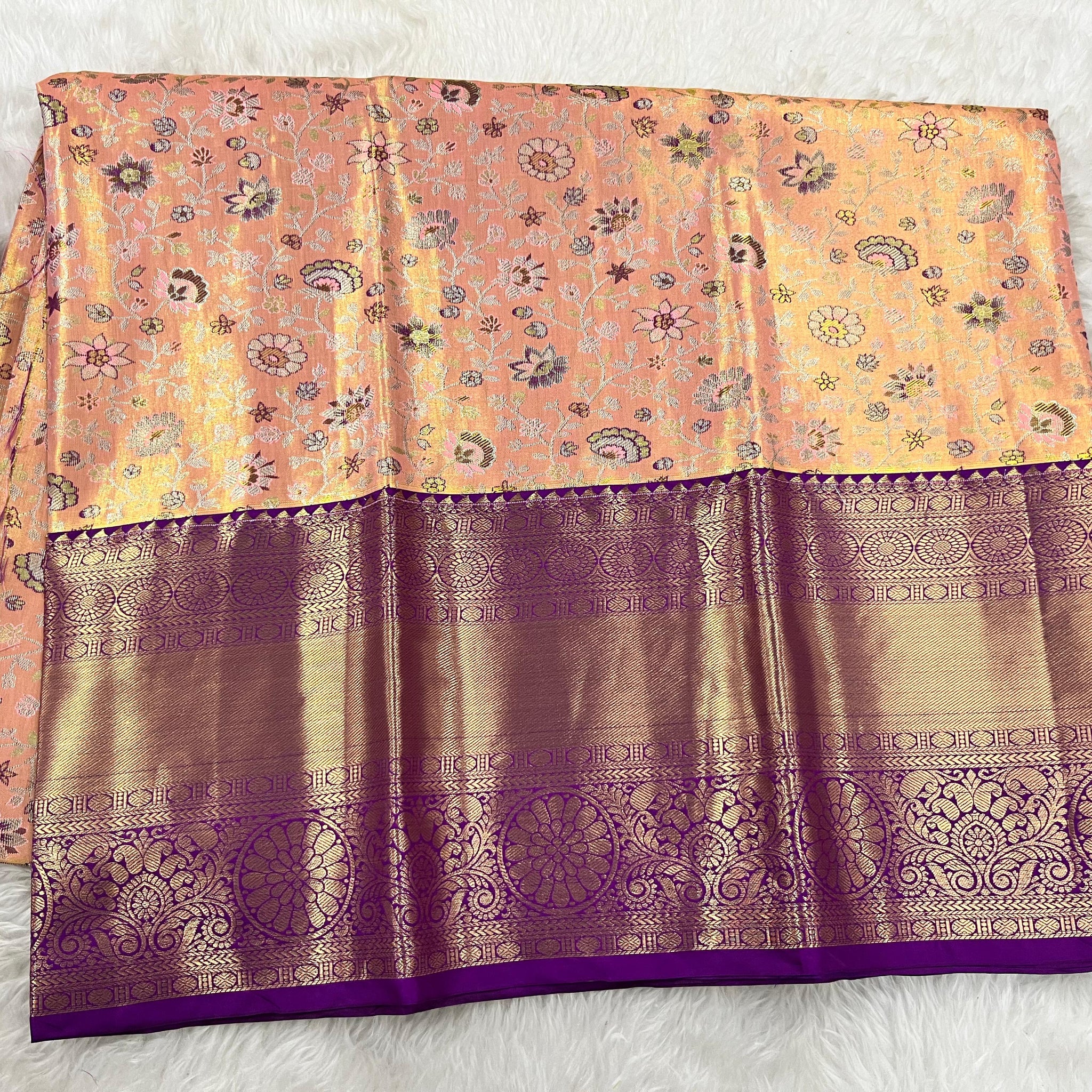 (5–10 Year) Lehenga – Unstitched (Blouse + Material)