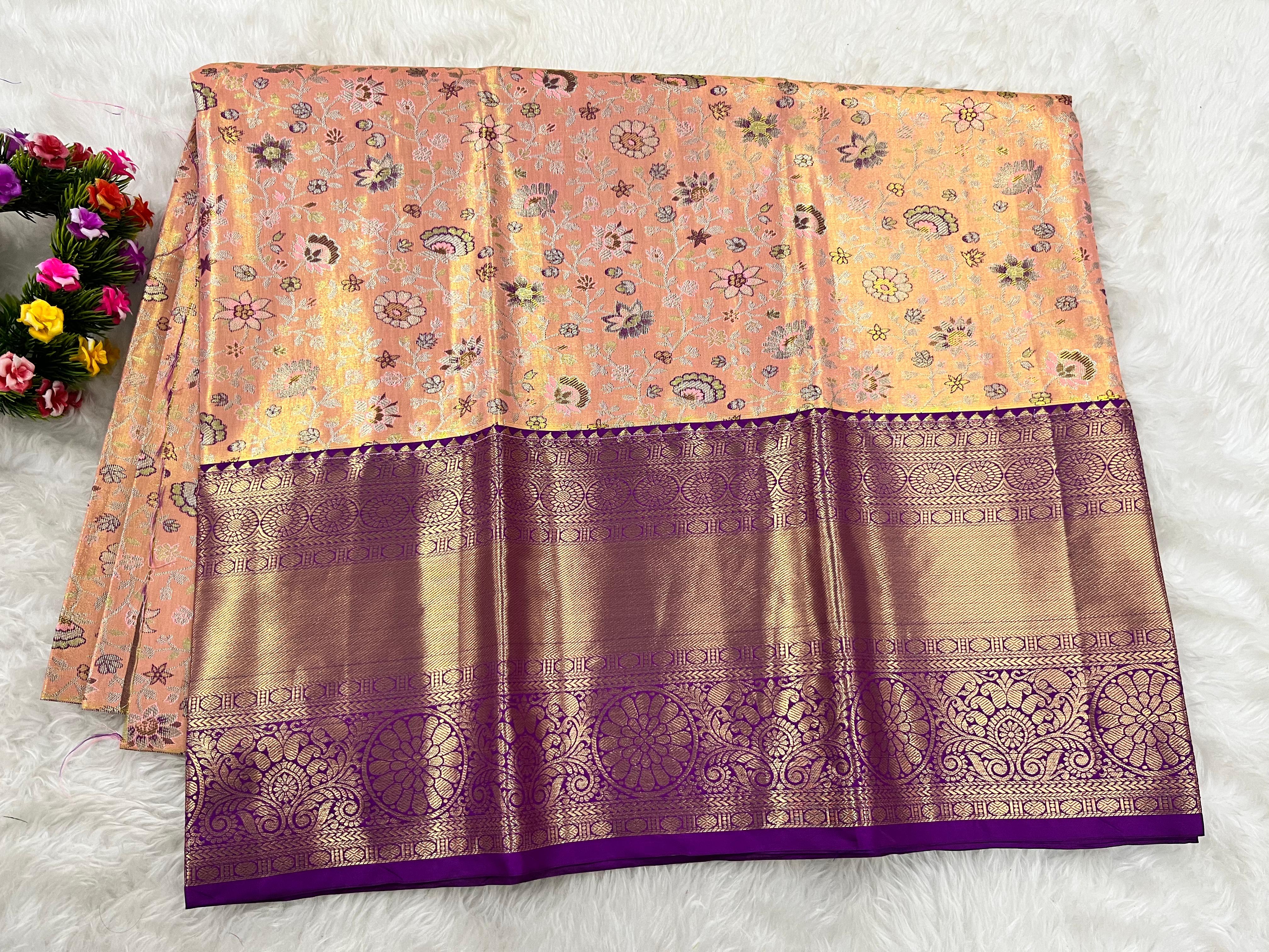 (5–10 Year) Lehenga – Unstitched (Blouse + Material)