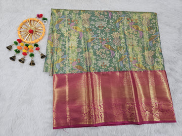 (5–10 Year) Lehenga – Unstitched (Blouse + Material)