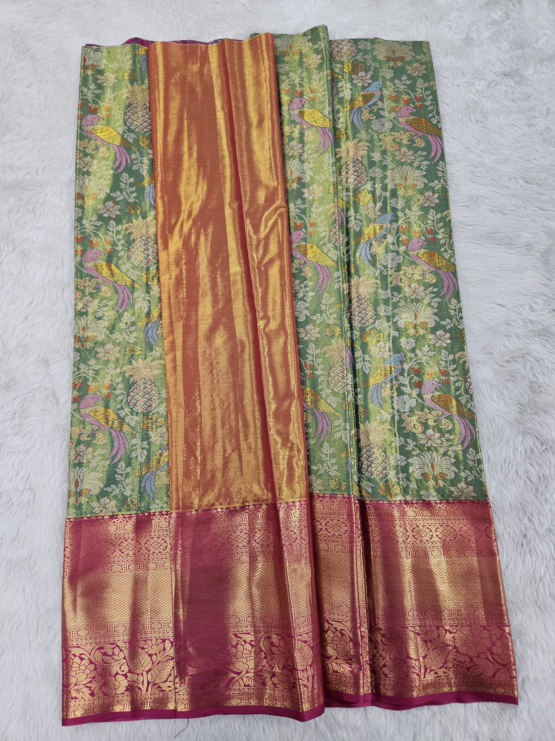 (5–10 Year) Lehenga – Unstitched (Blouse + Material)