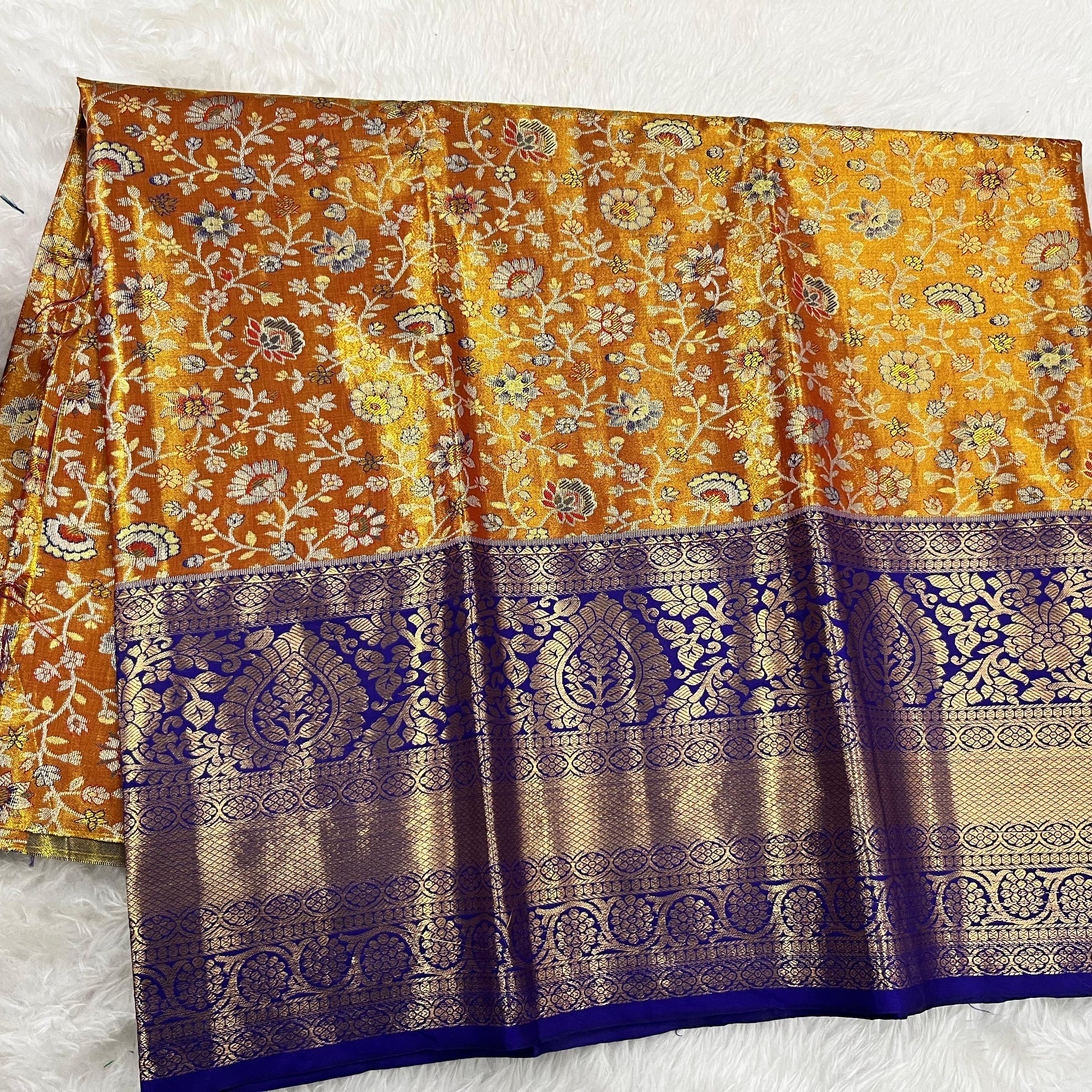 (5–10 Year) Lehenga – Unstitched (Blouse + Material)