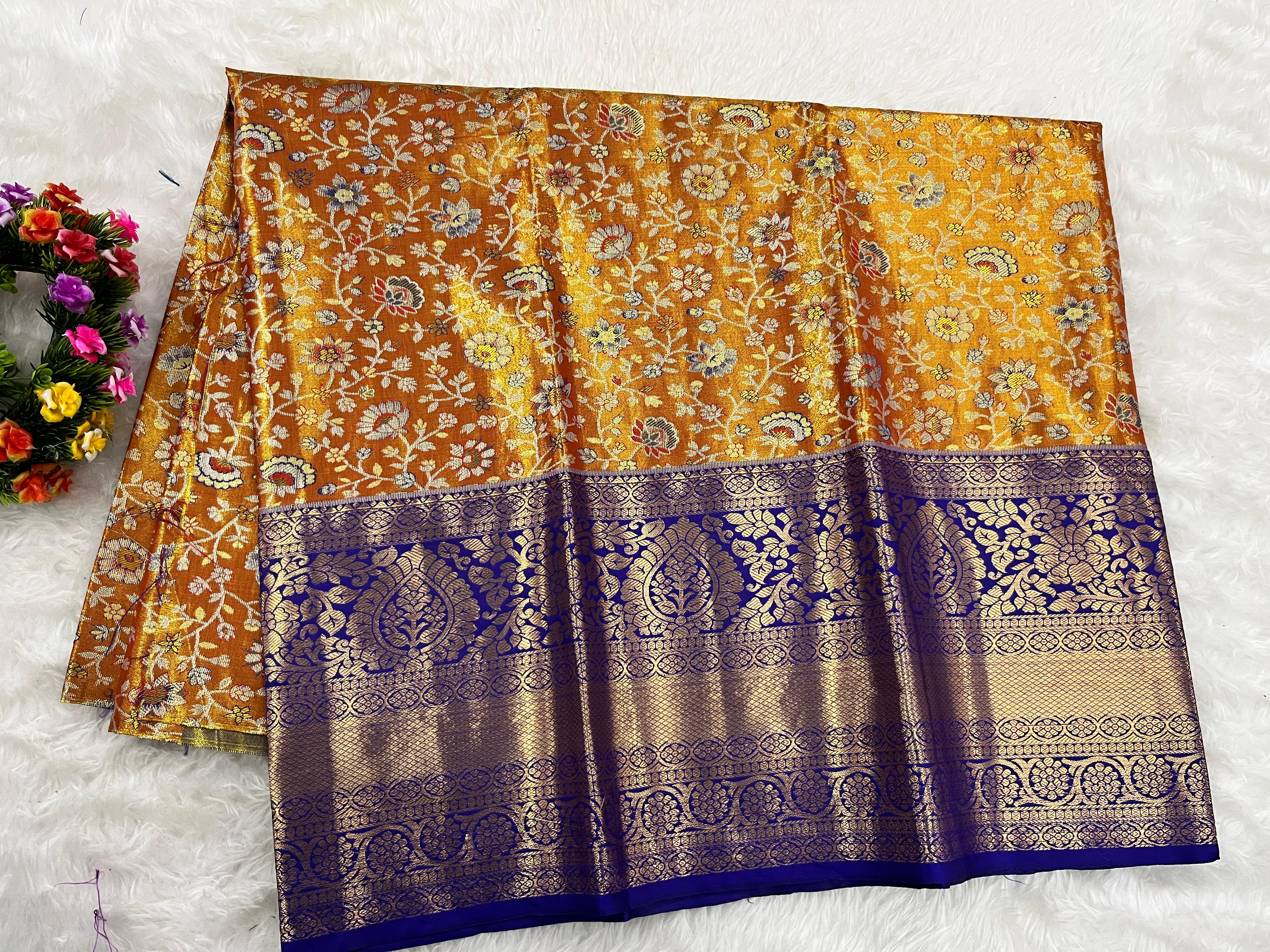 (5–10 Year) Lehenga – Unstitched (Blouse + Material)