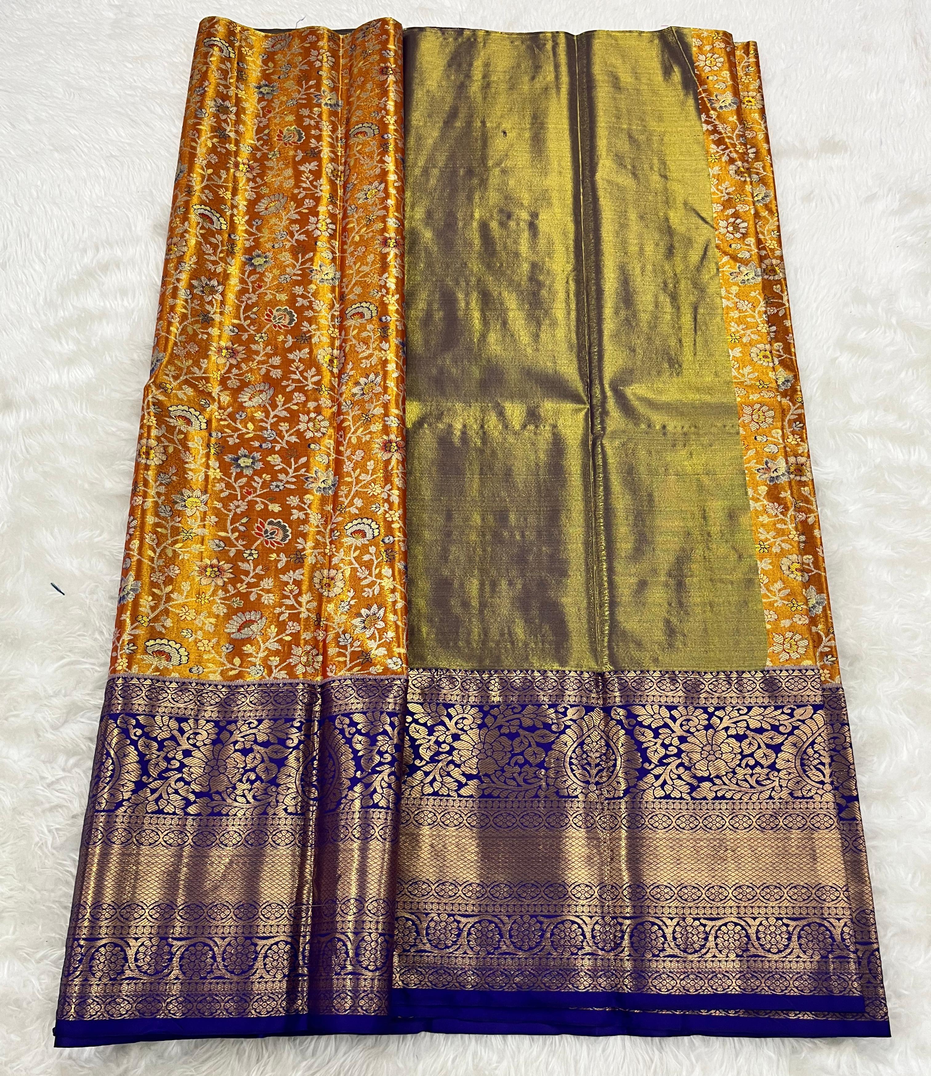 (5–10 Year) Lehenga – Unstitched (Blouse + Material)