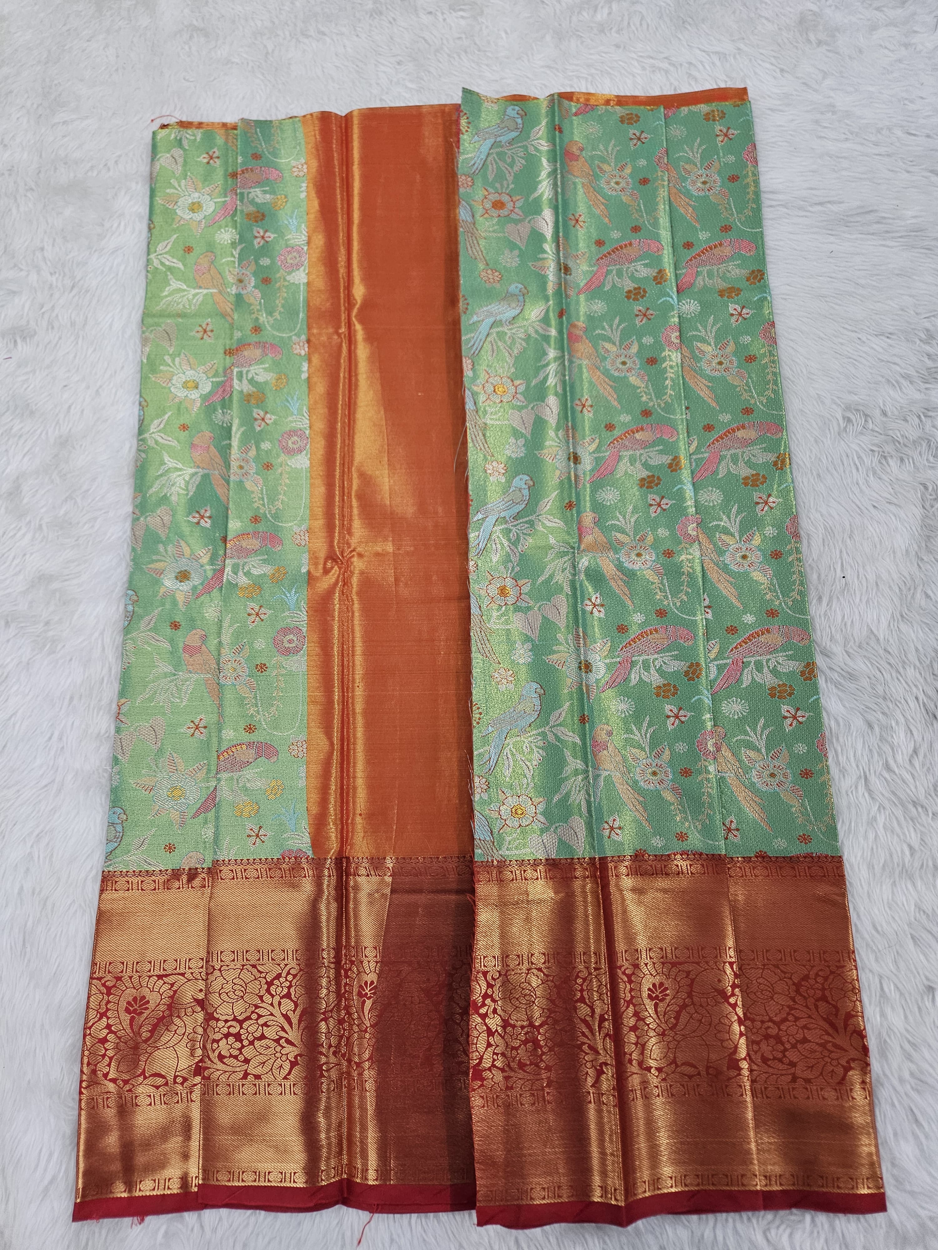 (5–10 Year) Lehenga – Unstitched (Blouse + Material)