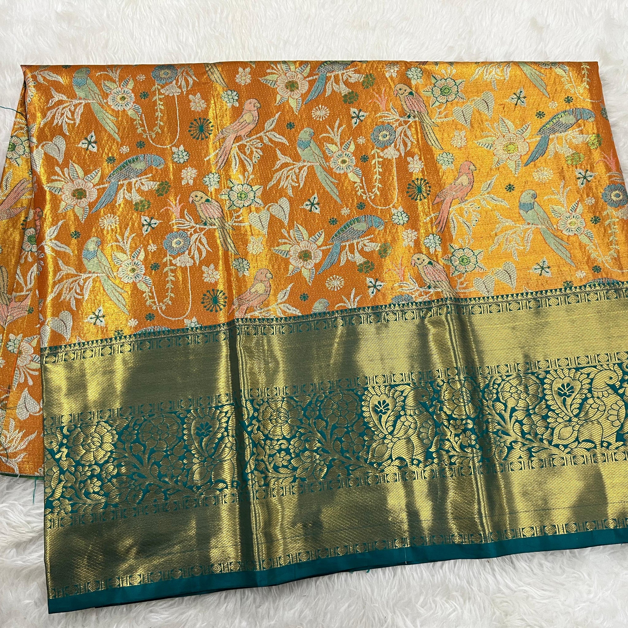 (5–10 Year) Lehenga – Unstitched (Blouse + Material)