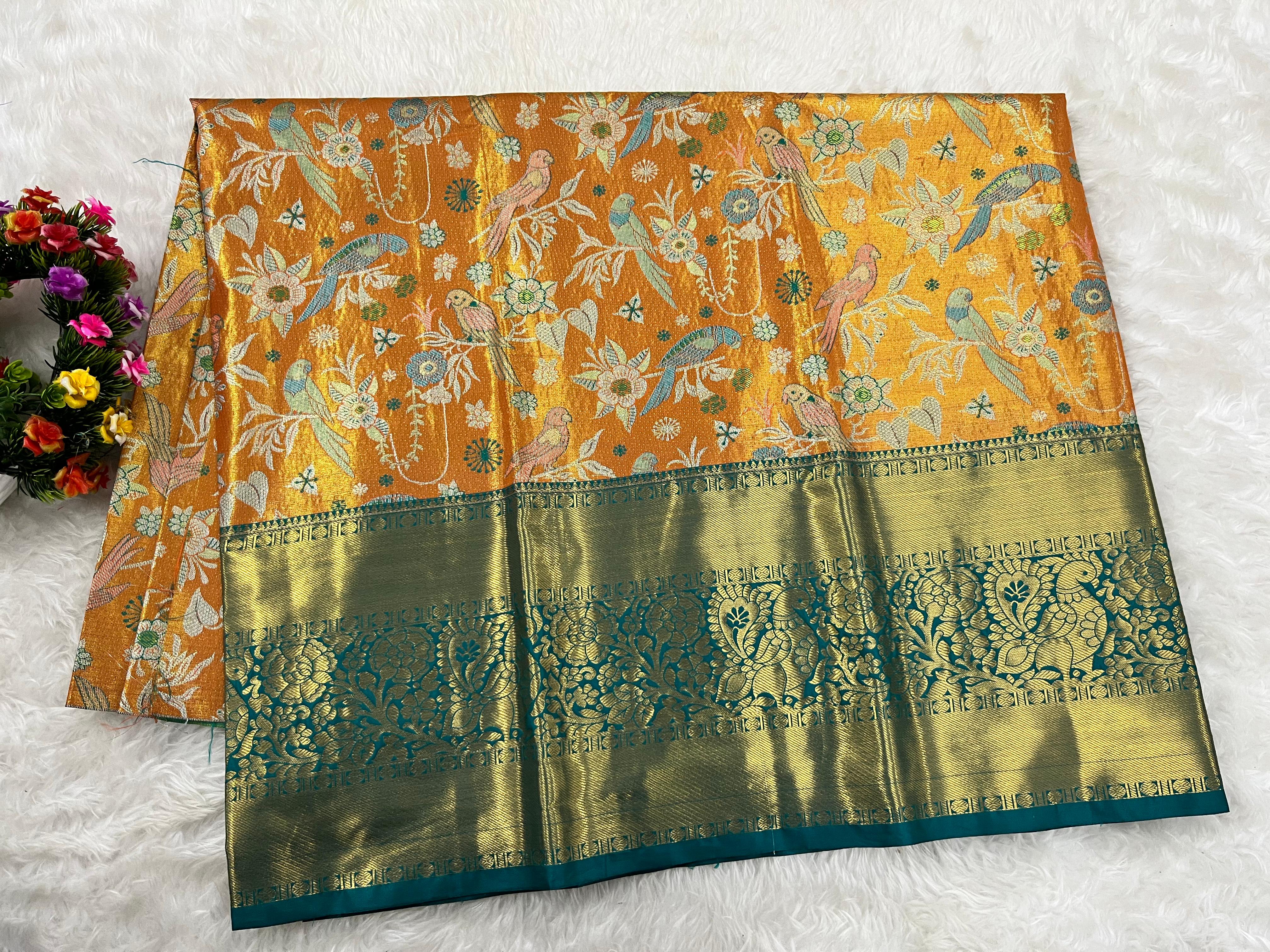 (5–10 Year) Lehenga – Unstitched (Blouse + Material)