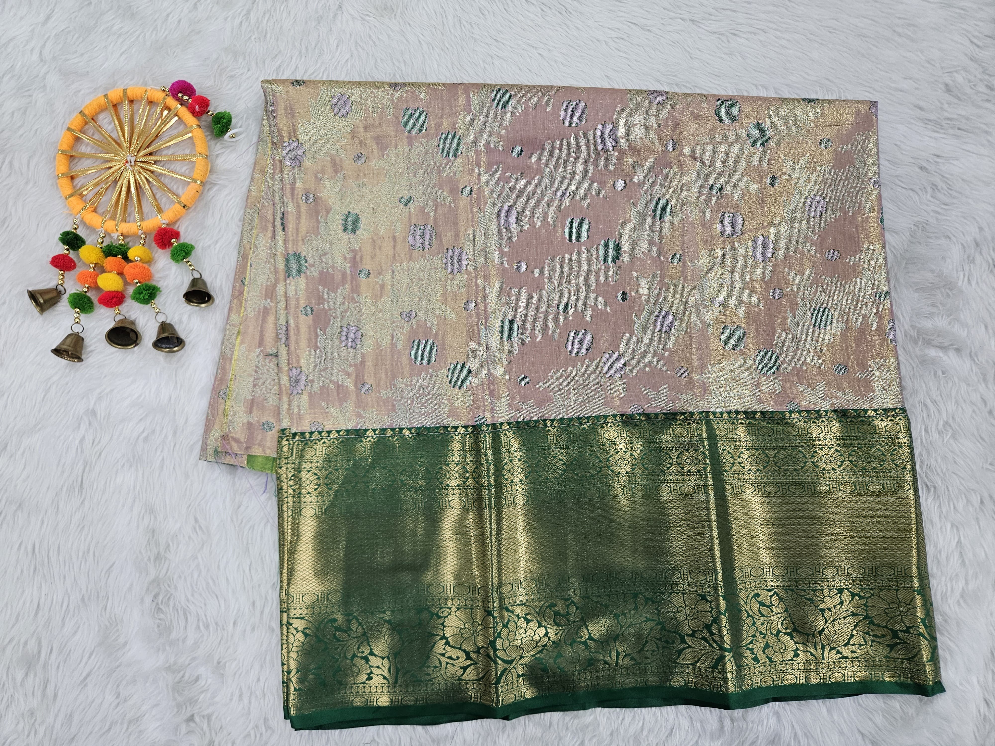 (5–10 Year) Lehenga – Unstitched (Blouse + Material)