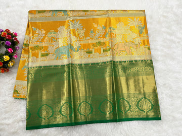 (5–10 Year) Lehenga – Unstitched (Blouse + Material)