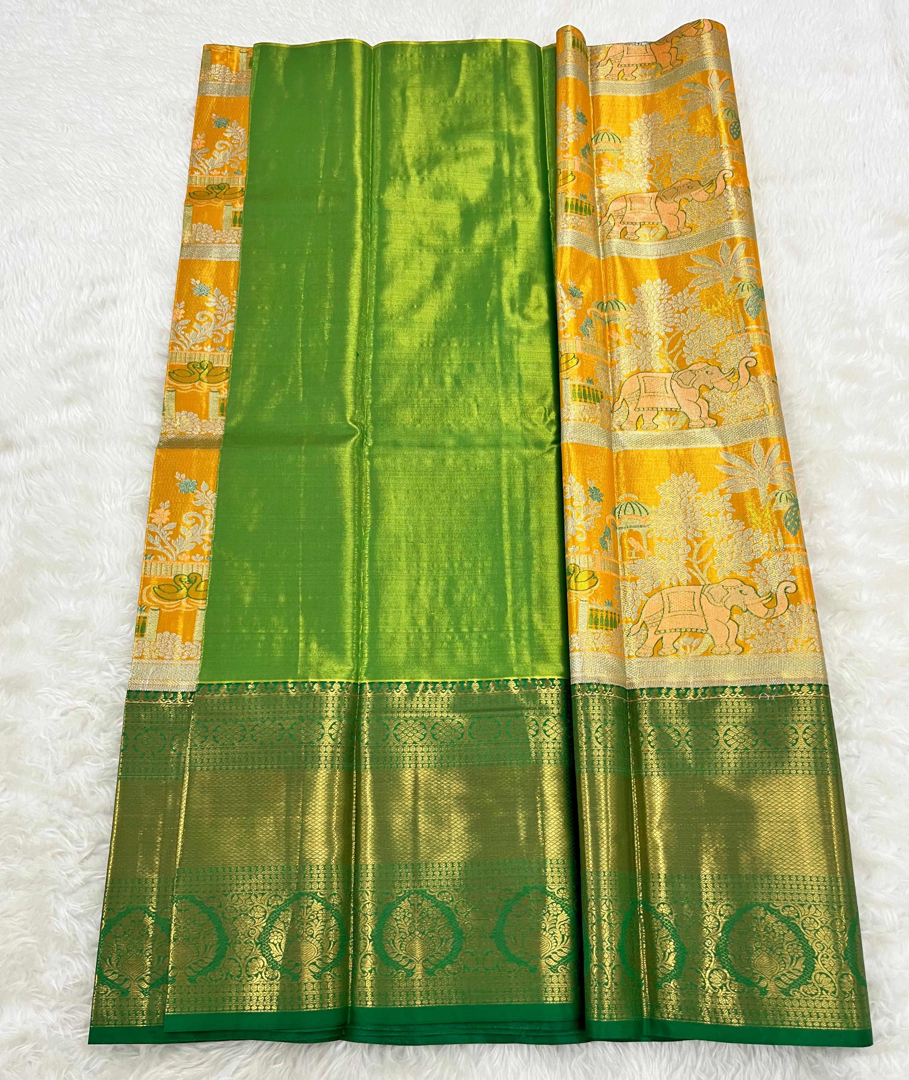 (5–10 Year) Lehenga – Unstitched (Blouse + Material)