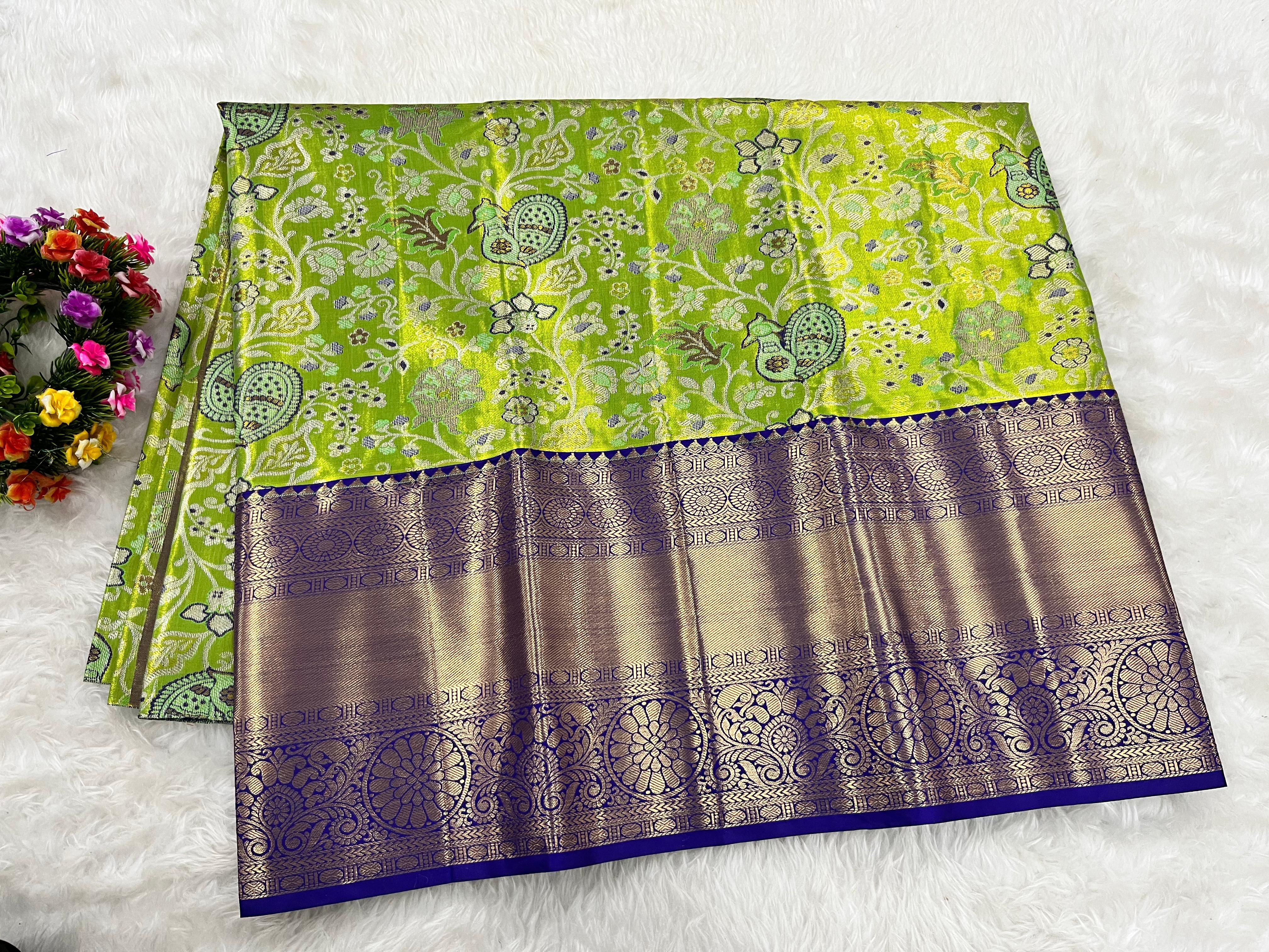 (5–10 Year) Lehenga – Unstitched (Blouse + Material)