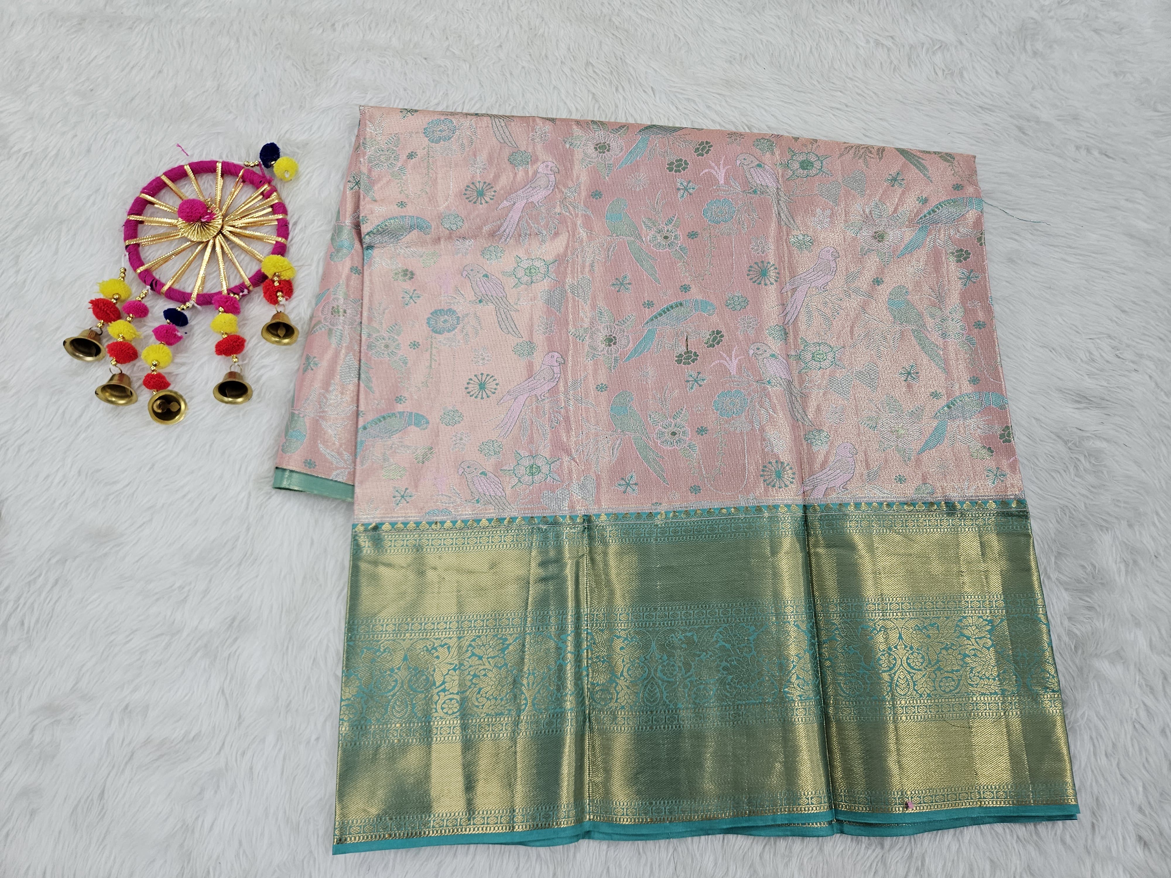 (5–10 Year) Lehenga – Unstitched (Blouse + Material)