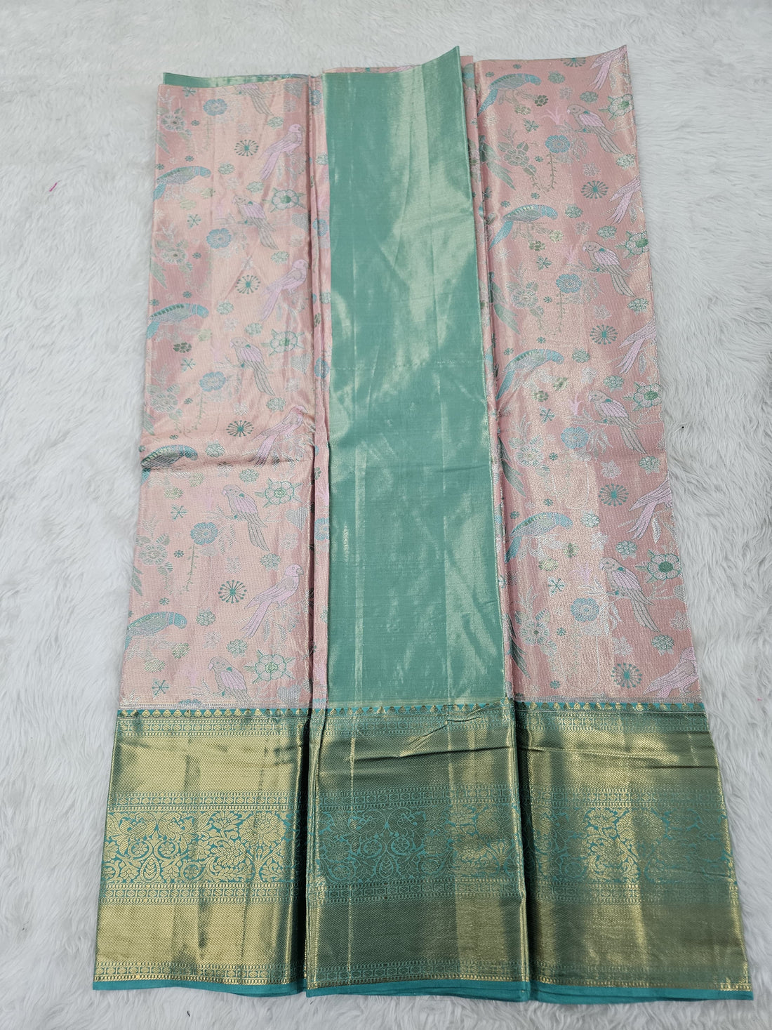 (5–10 Year) Lehenga – Unstitched (Blouse + Material)