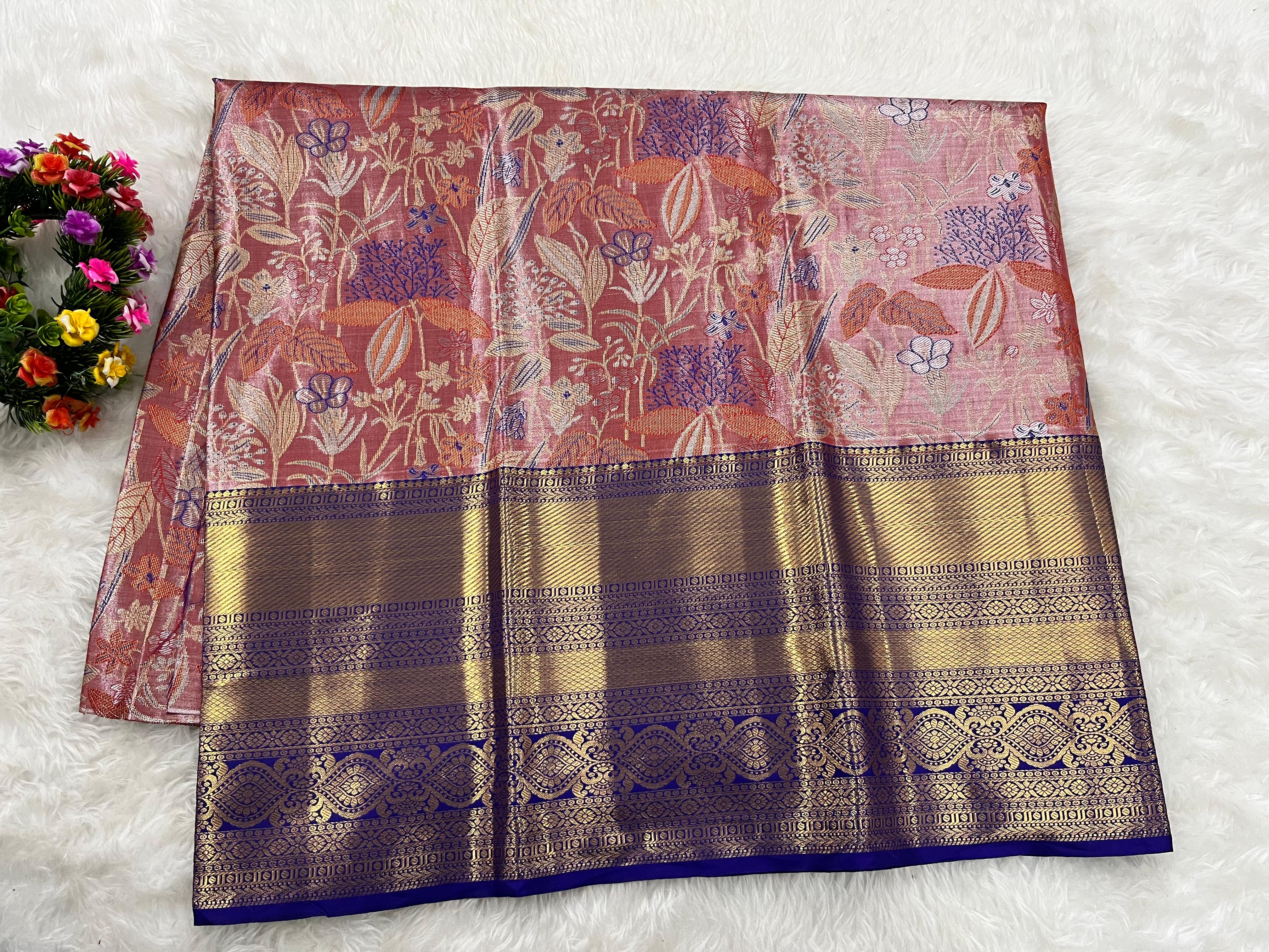 (5–10 Year) Lehenga – Unstitched (Blouse + Material)