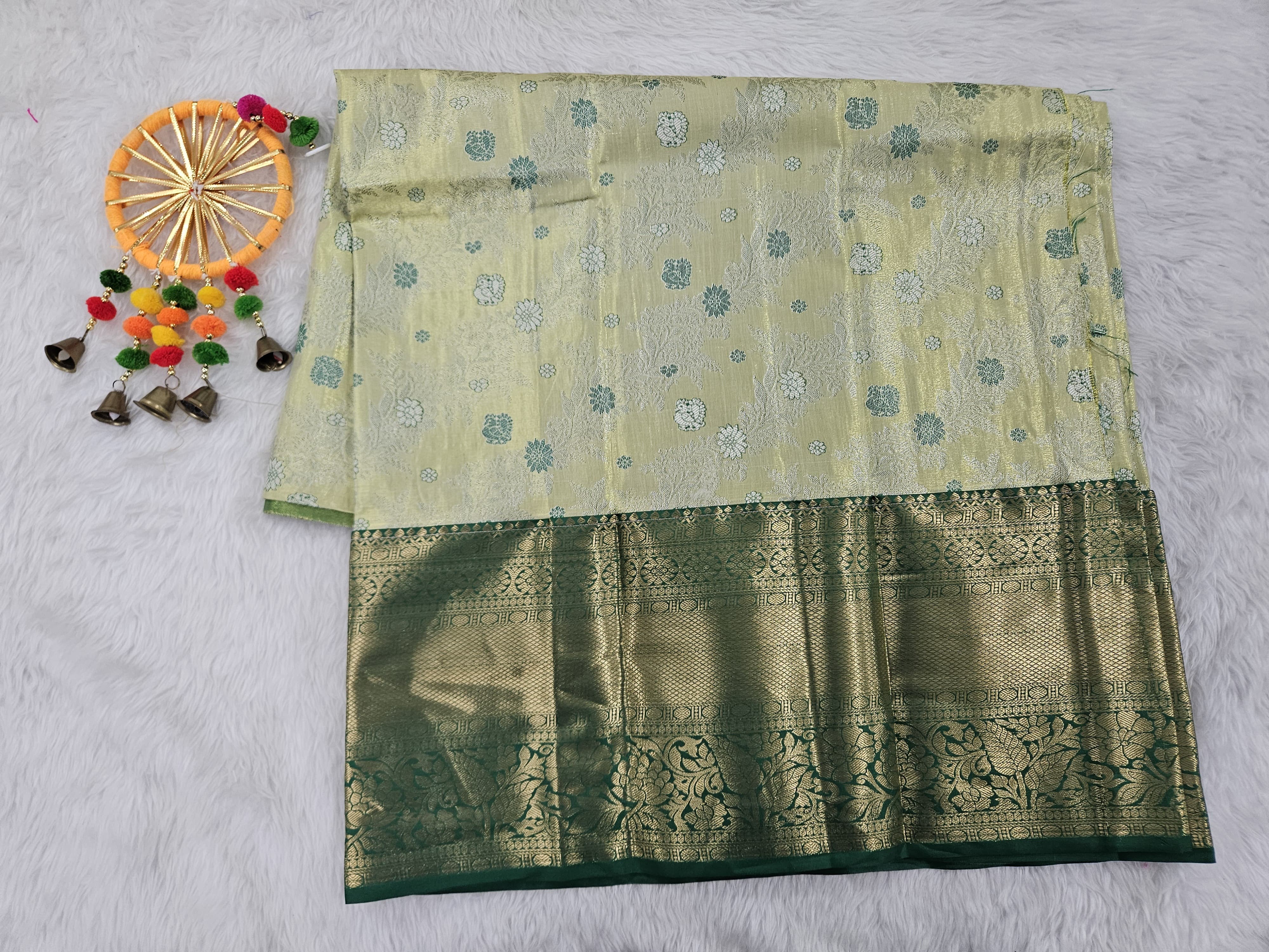 (5–10 Year) Lehenga – Unstitched (Blouse + Material)