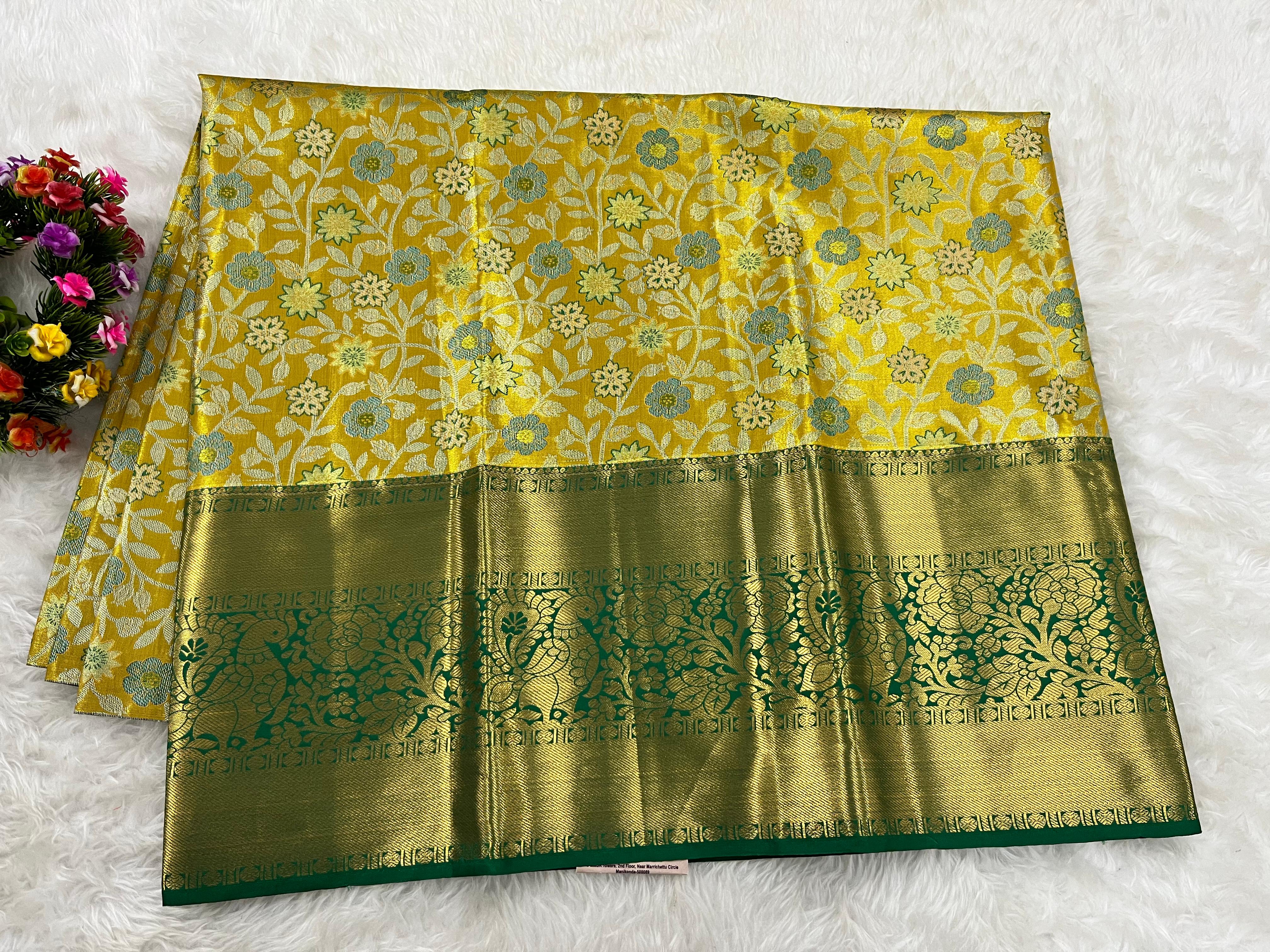 (5–10 Year) Lehenga – Unstitched (Blouse + Material)